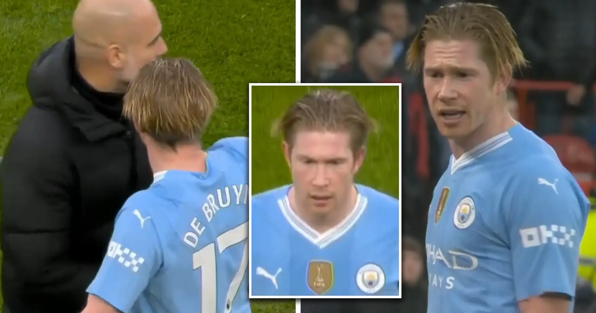 'I like it if he’s upset': Pep Guardiola claims to be happy with De Bruyne being visibly frustrated after substitution