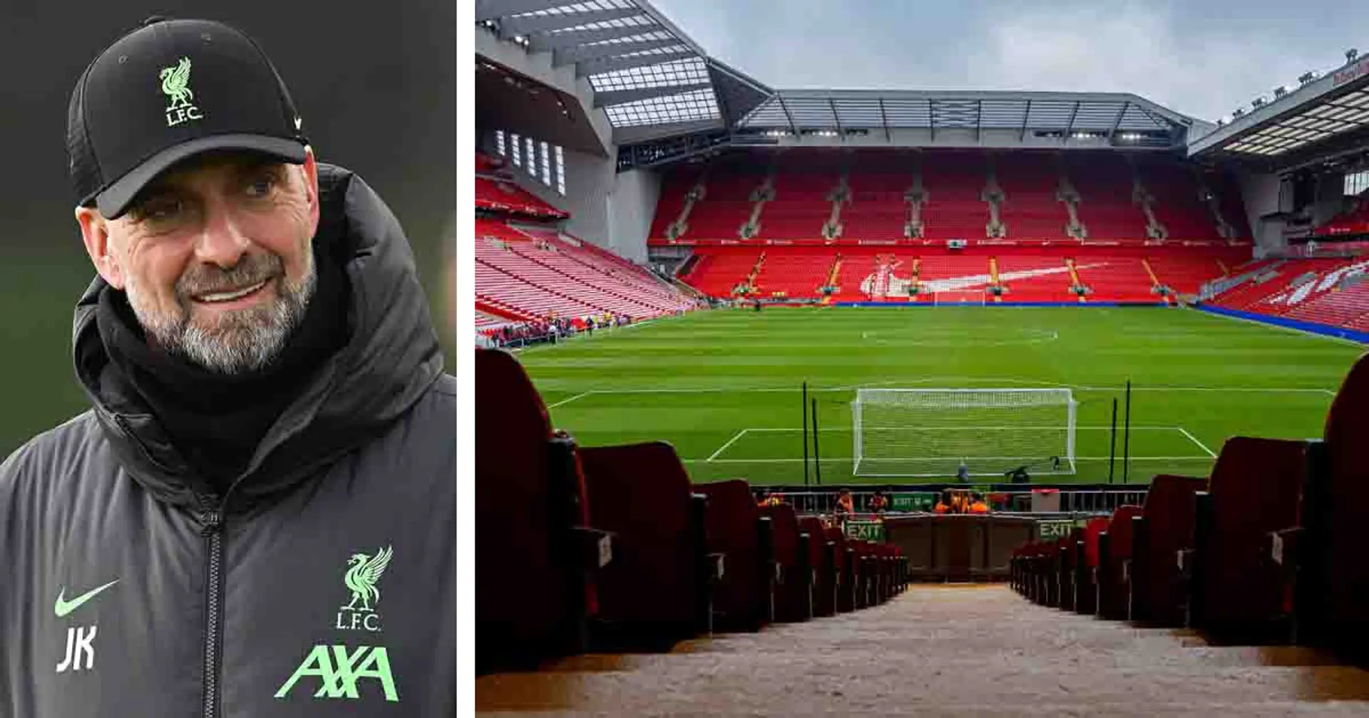 Four pictures show brilliant evolution of Anfield with new stands