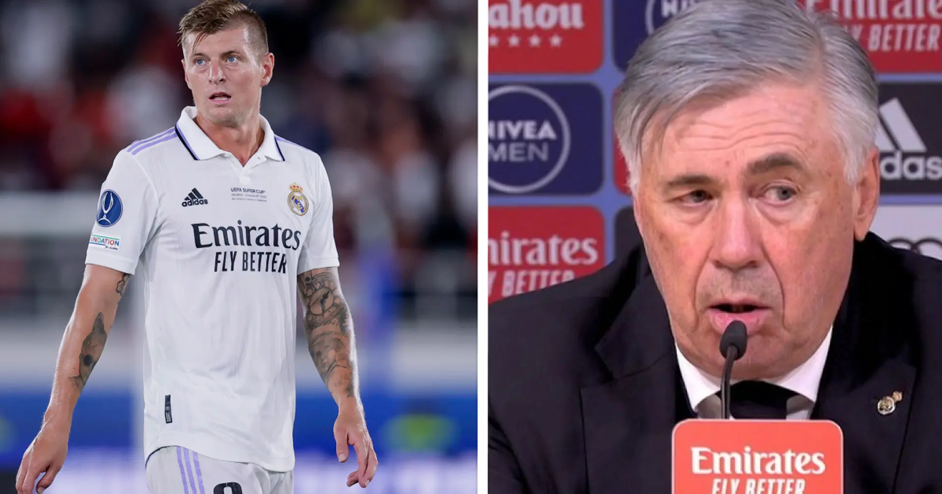Reason why Ancelotti didn't substitute Kroos even with midfielder visibly tired in Celtic win