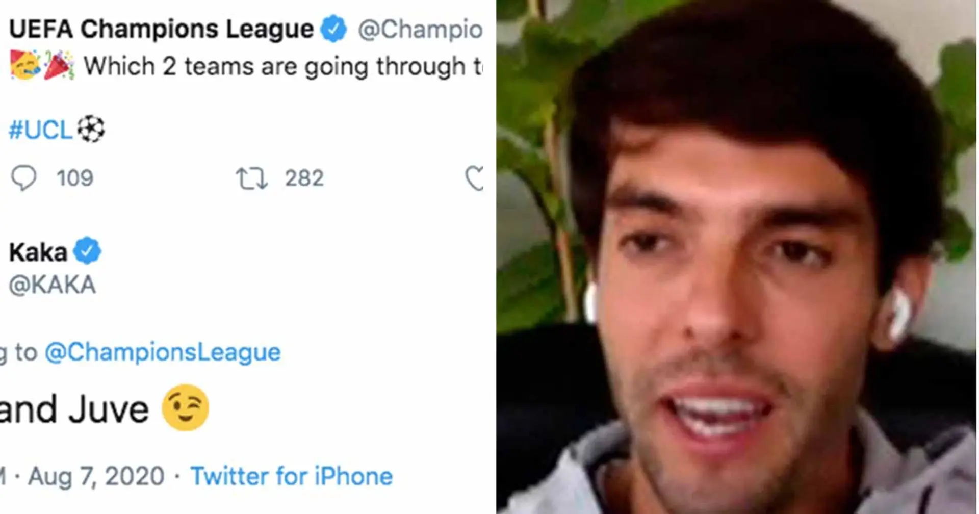 Kaka comes up with arguably worst prediction ever when asked about first CL quarterfinalists