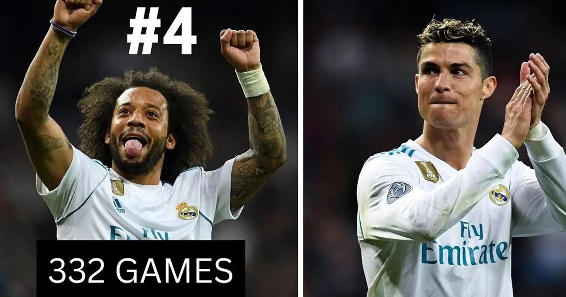 Die 5 Spieler, die am häufigsten neben Cristiano Ronaldo gespielt haben, sind alle Madridistas  