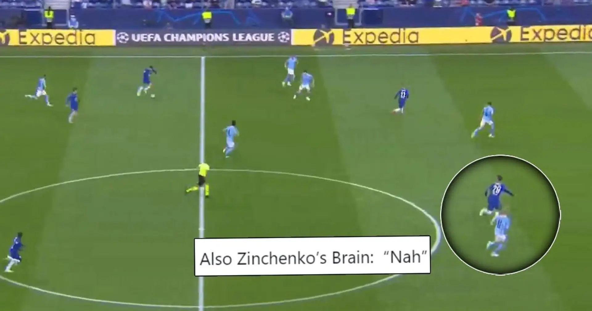 Il difensore del Man City Zinchenko criticato per la sua marcatura "pigra" in finale di Champions League