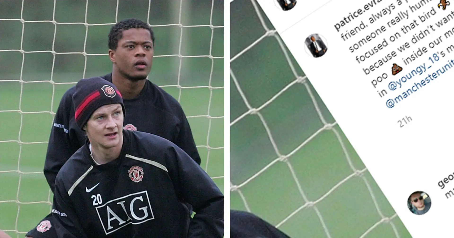 ‘Didn’t want him to poo poo in our mouths’: Evra comes up with hilarious birthday wish for Solskjaer