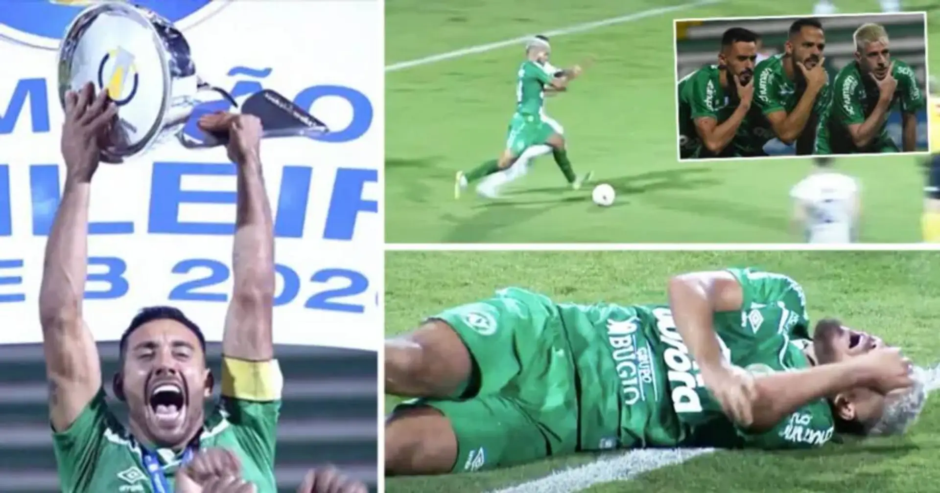 Locura en Brasil: jugador del Chapecoense va con todo, conmociona a sus compañeros con un penalti para lograr el ascenso en el minuto 98