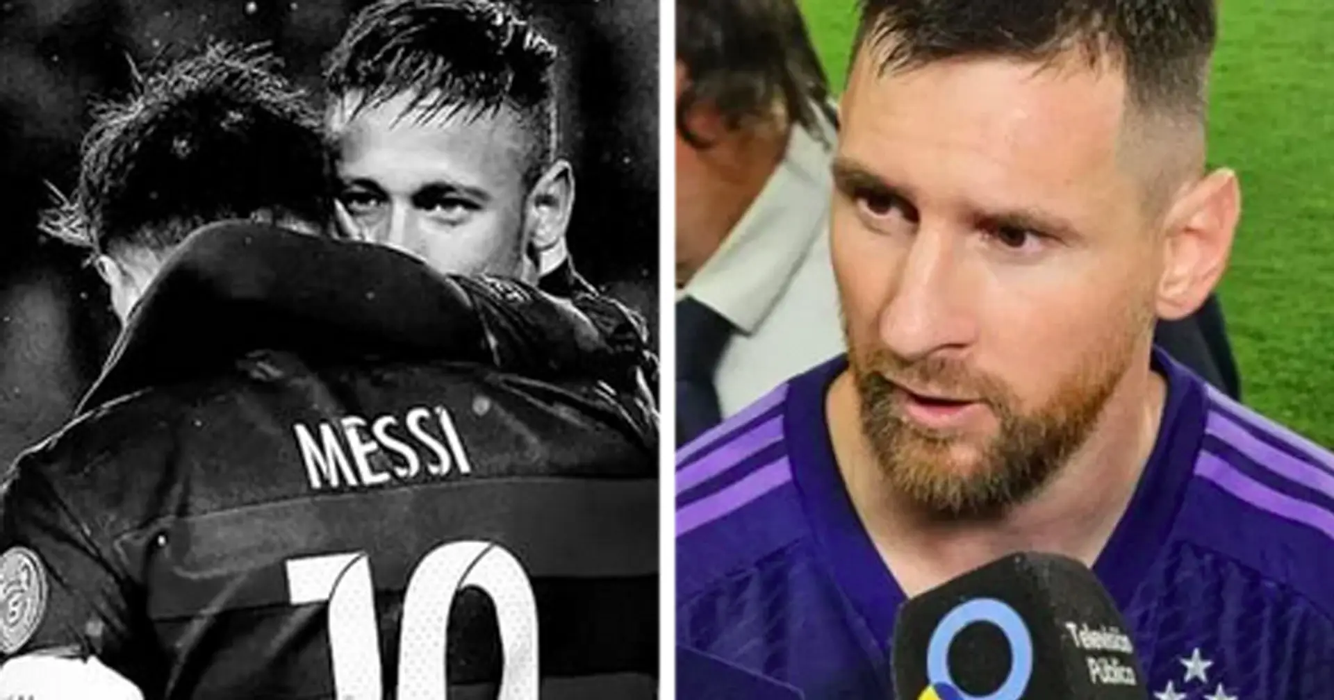 Messi sends message to Neymar amid potentially career-ending injury, adds pic from Barca days