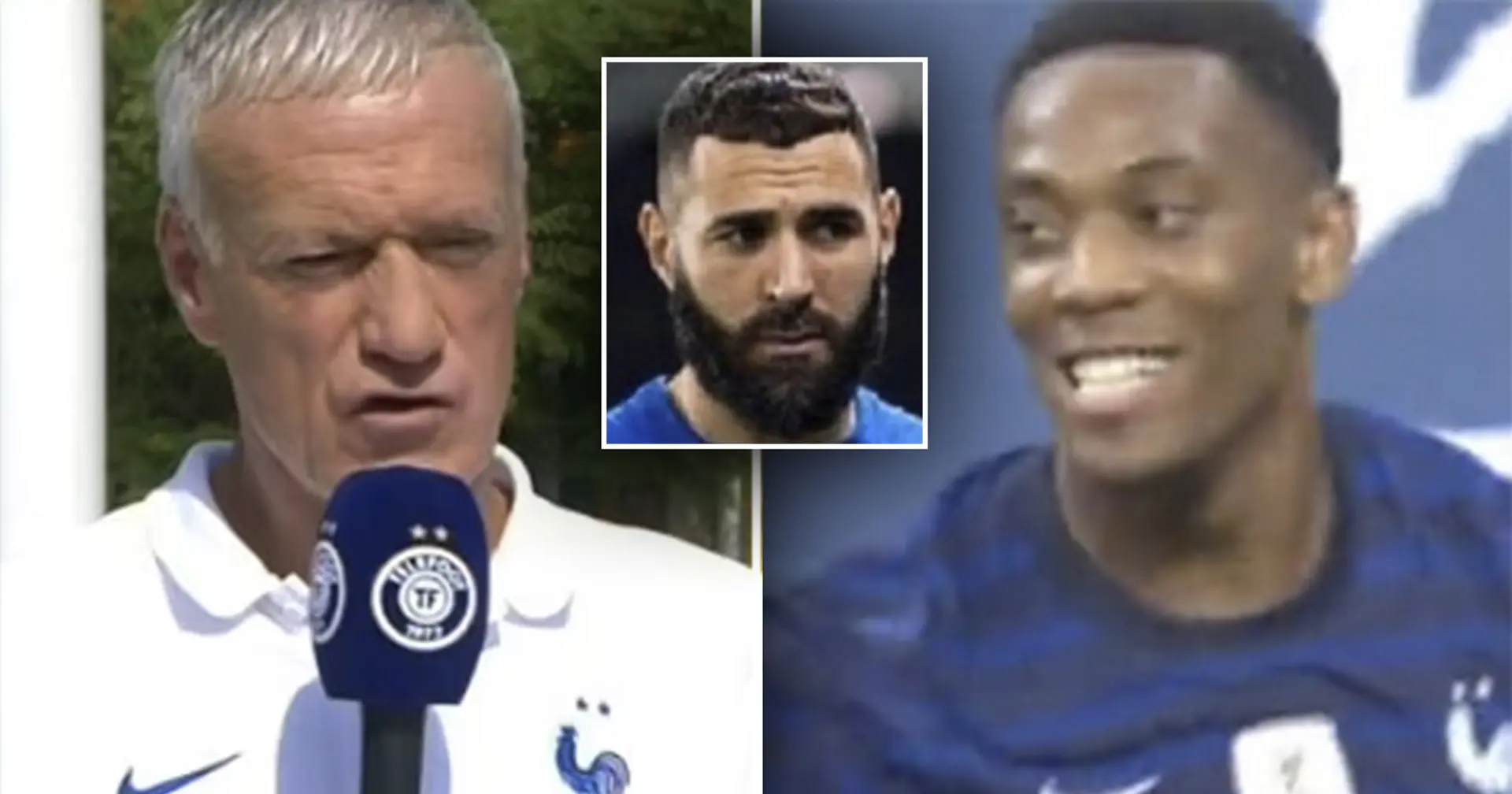 Deschamps makes decision on whether to replace injured Benzema with Martial
