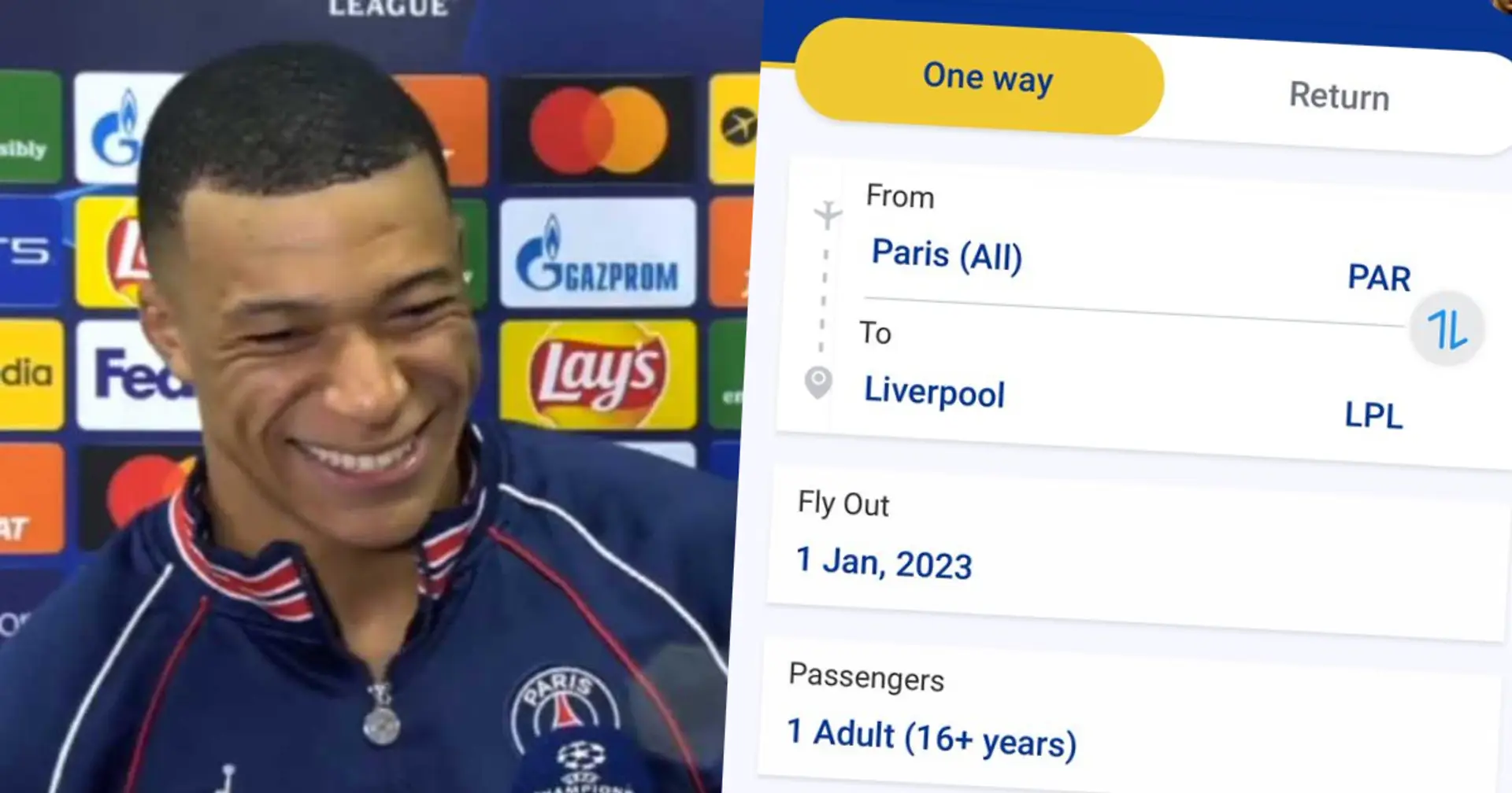 Liverpool Airport to Mbappe: 'Hopefully see you soon'