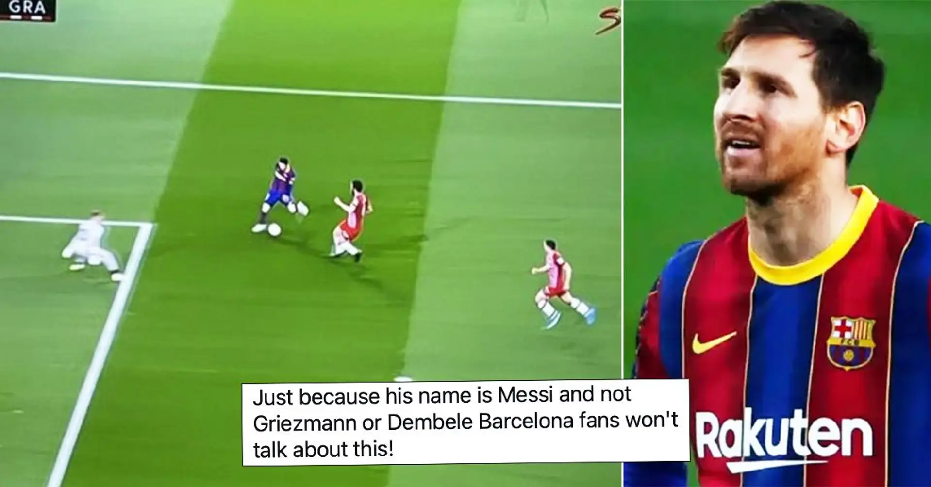 Fans greifen Lionel Messi an, weil er nach einer Episode während des Spiels gegen Granada "den La-Liga-Titel verloren hat"