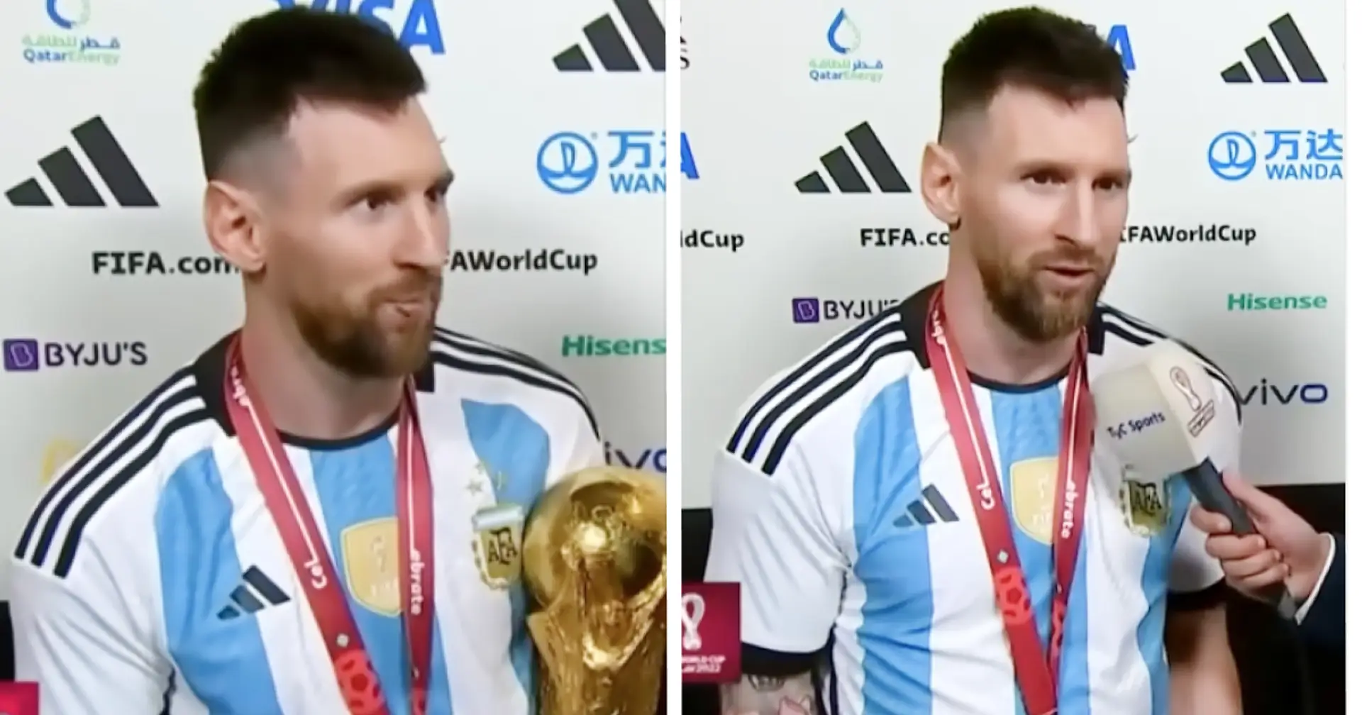 'Estaba seguro que Dios me lo iba a dar': Todo lo que dijo Messi tras ganar el Mundial