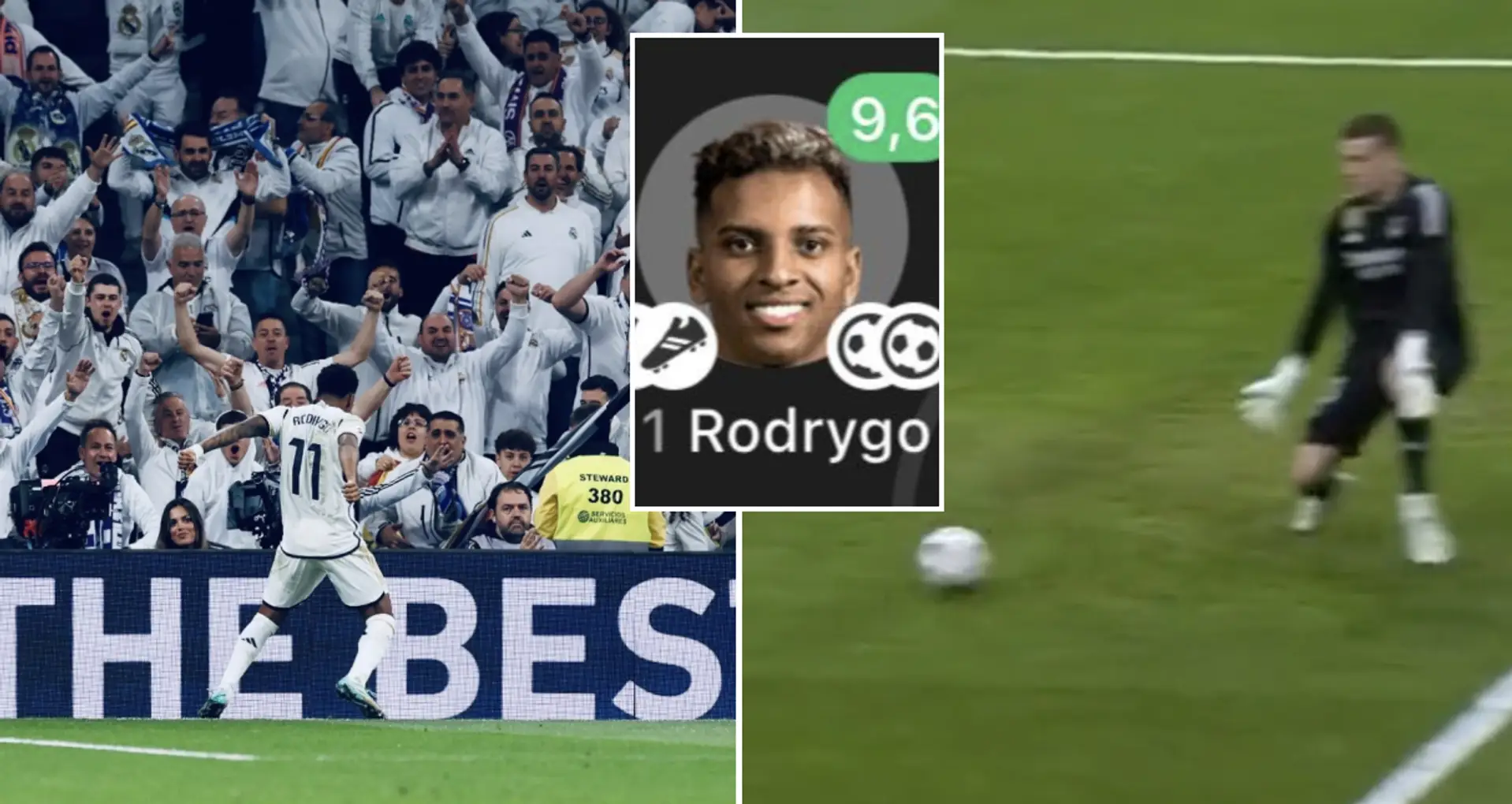 Rodrygo - 10, Lunin - 9: Valoración de los jugadores del Real Madrid en la goleada vs Valencia