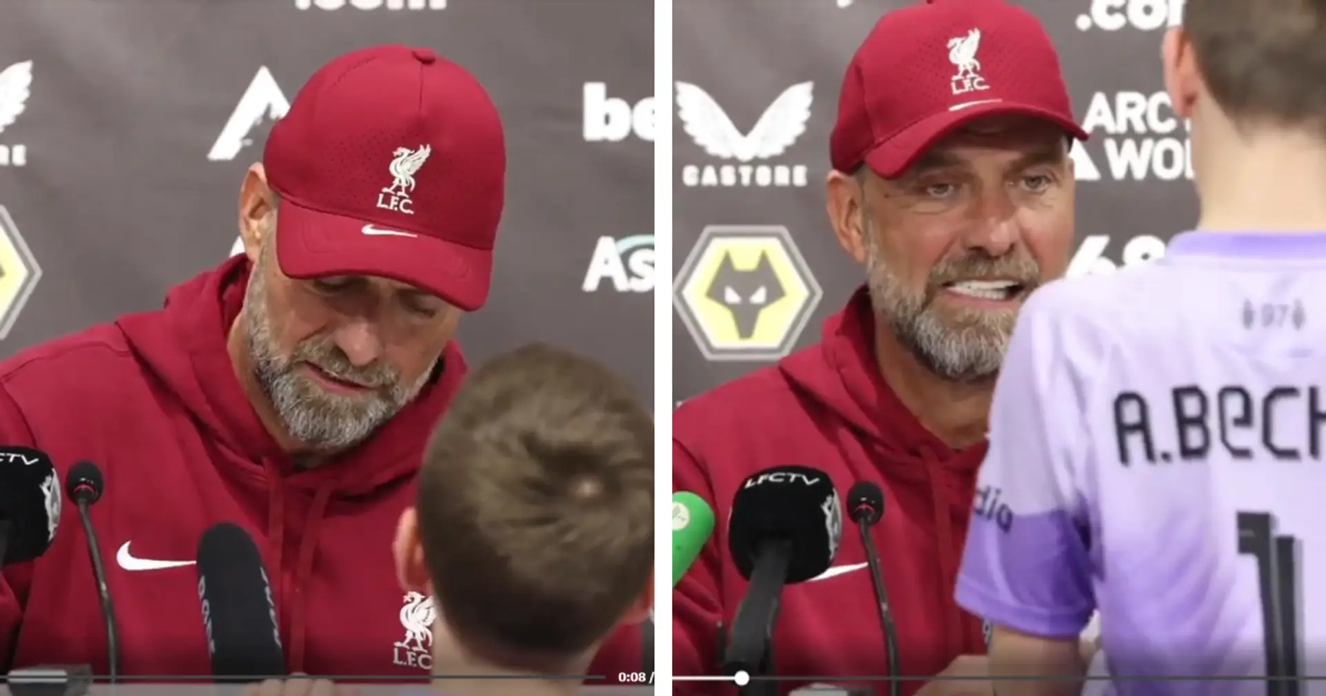'Best question in the whole press conference': Klopp shares wholesome moment with young Liverpool fan