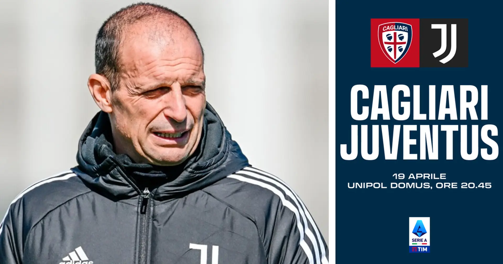 1 recupero e 2 assenze: le ultime novità dall'allenamento in vista di Cagliari-Juventus
