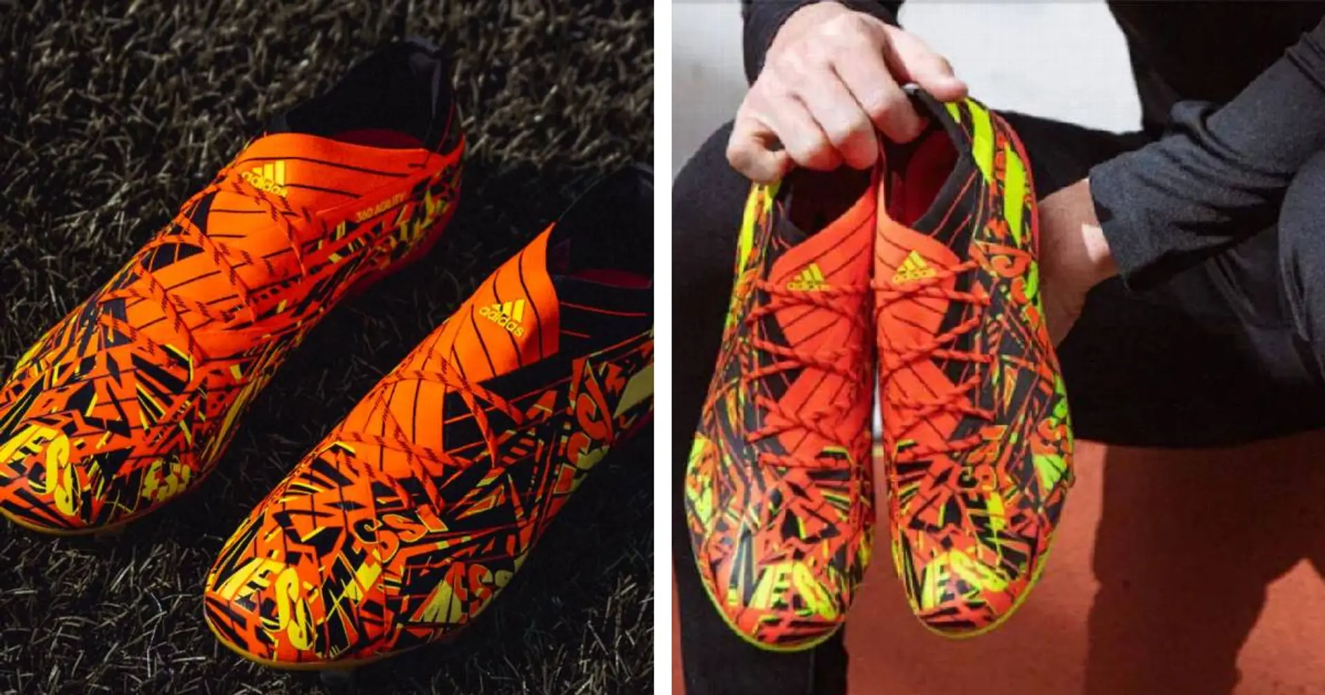 Adidas release majestic 'King of the Ball' boots to commemorate Messi's record-breaking season