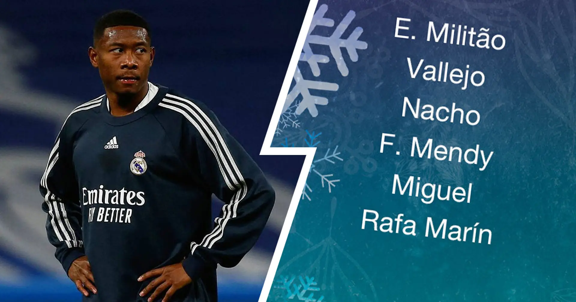 Alaba out with Covid as Real Madrid unveil 22-man squad for Bilbao trip 