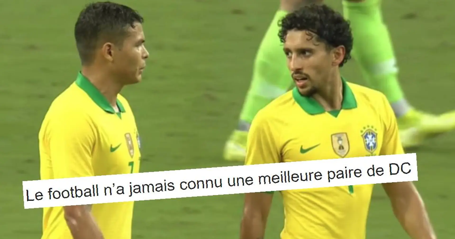 "Ce duo est historique" : les fans brésiliens sont fous amoureux du duo Marquinhos/Thiago Silva