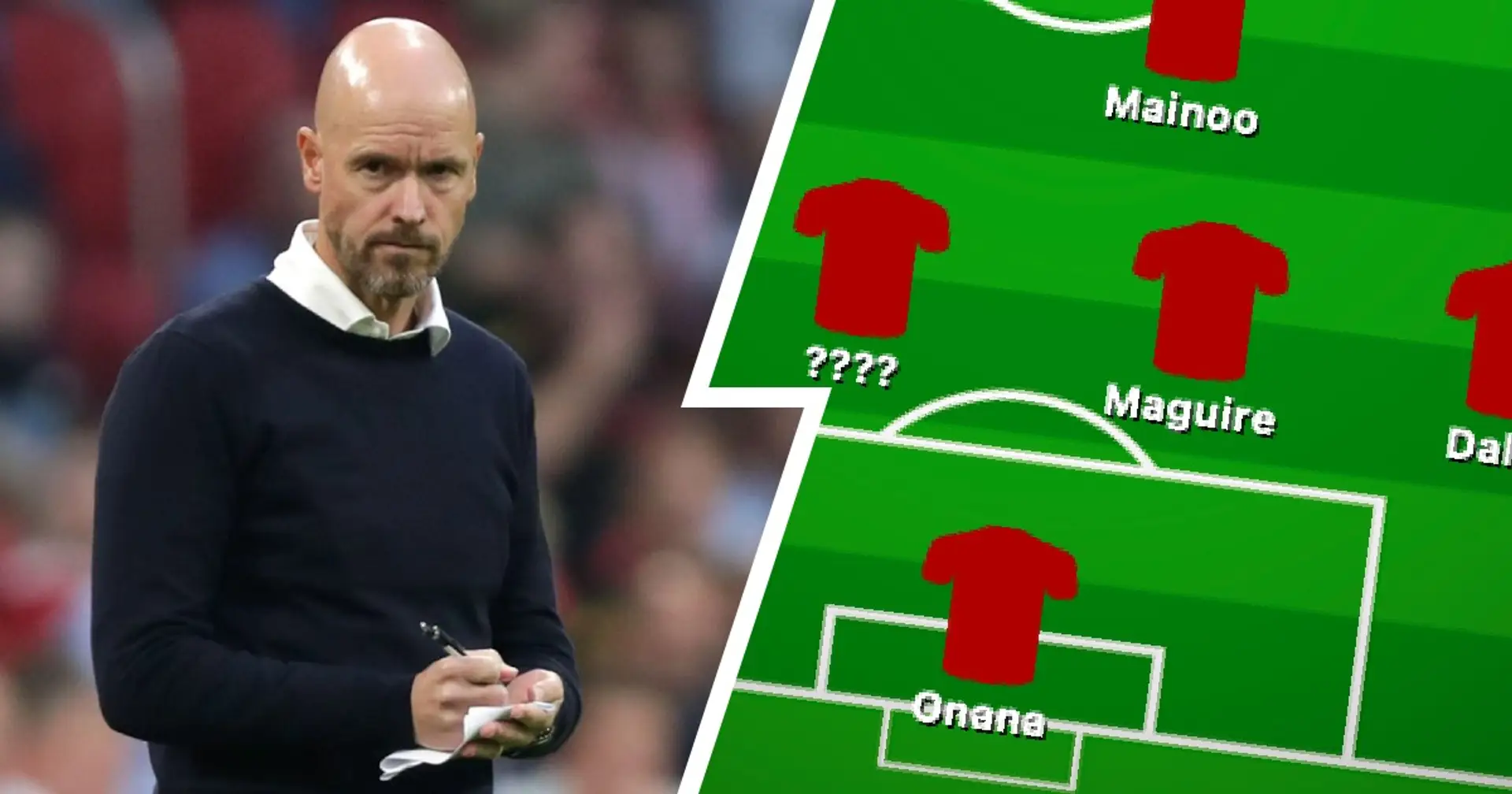 Maguire only fit CB: Ten Hag's emergency solution for Coventry clash unveiled