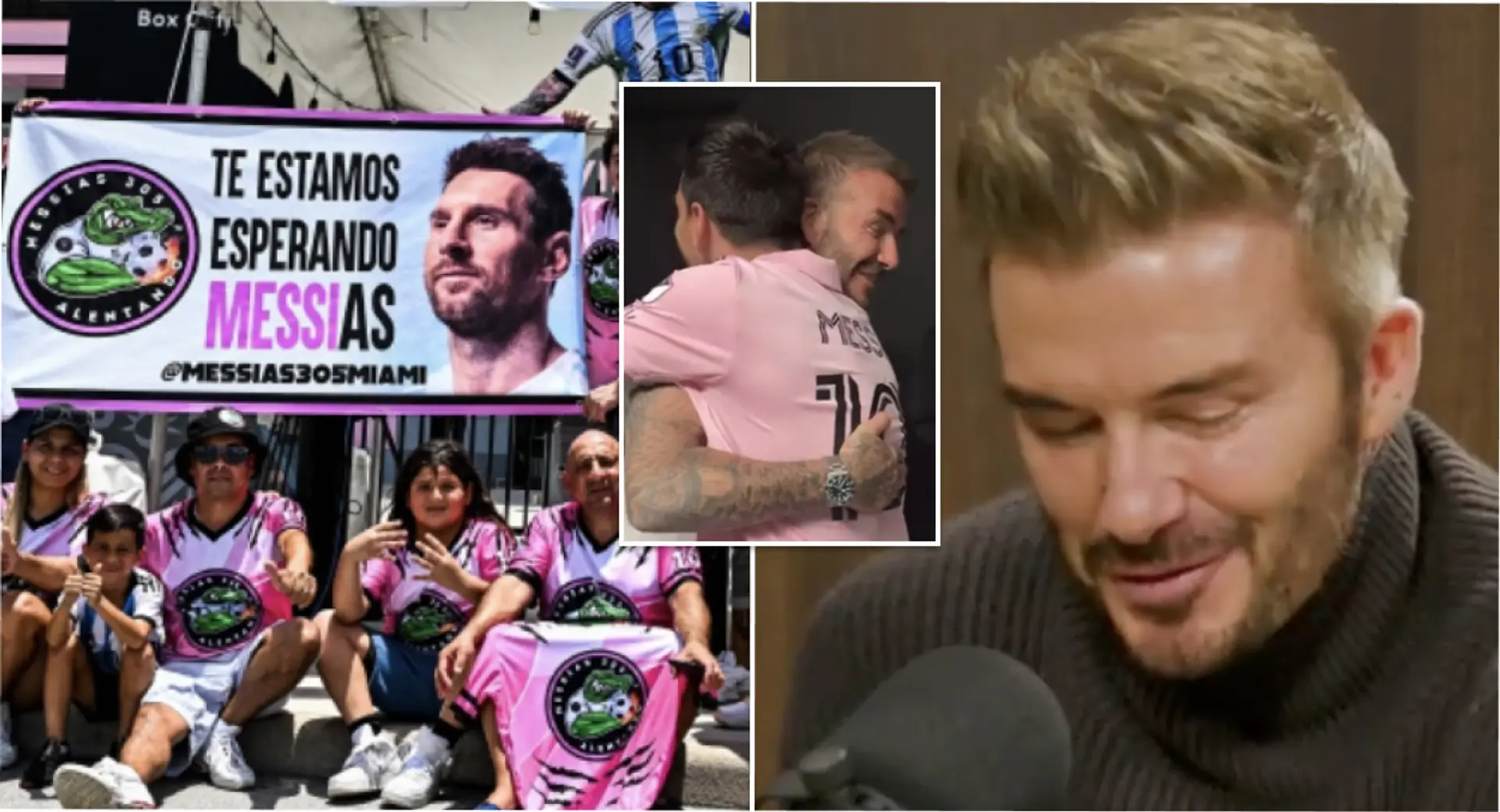 David Beckham reveals Leo Messi's move to Miami was planned LONG before summer '23