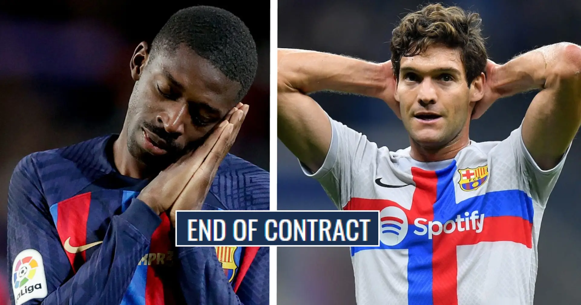 4 jugadores del Barça cuyos contratos expiran en 2024