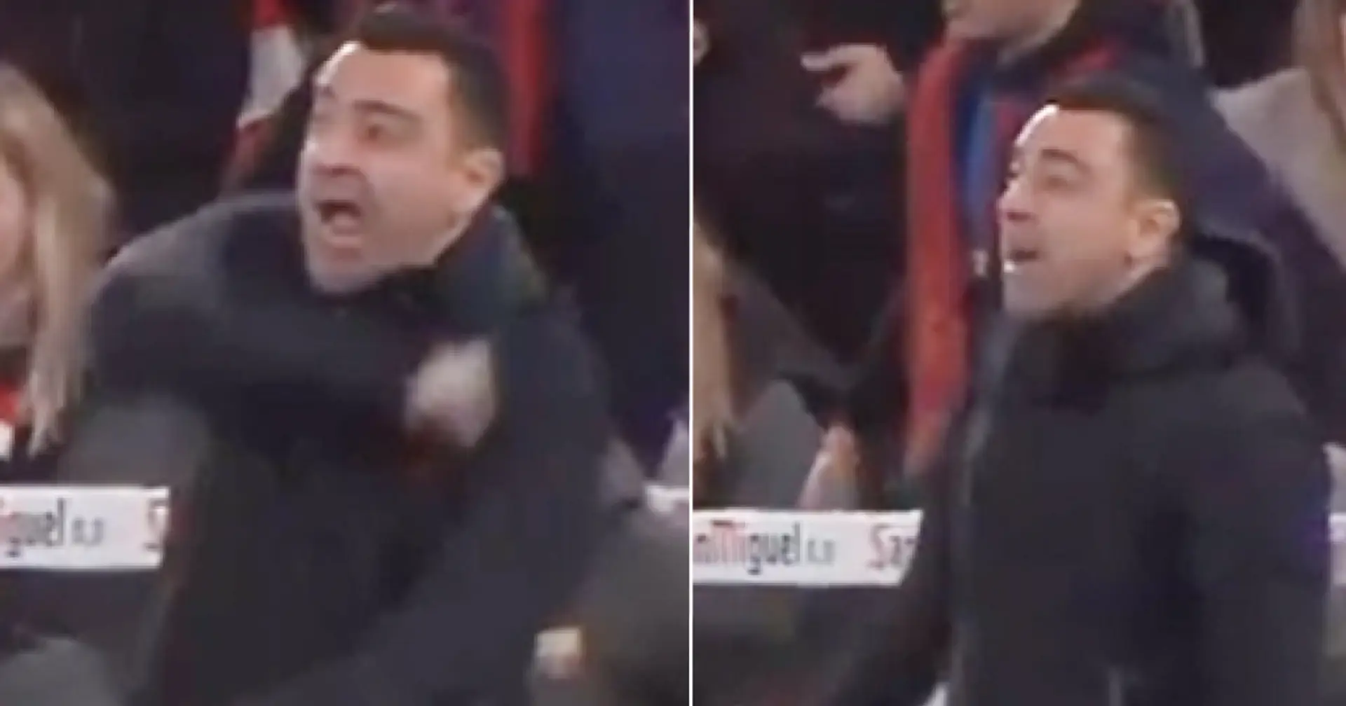Microphones pick up what Xavi said as he loses his temper in Bilbao, swears at his players