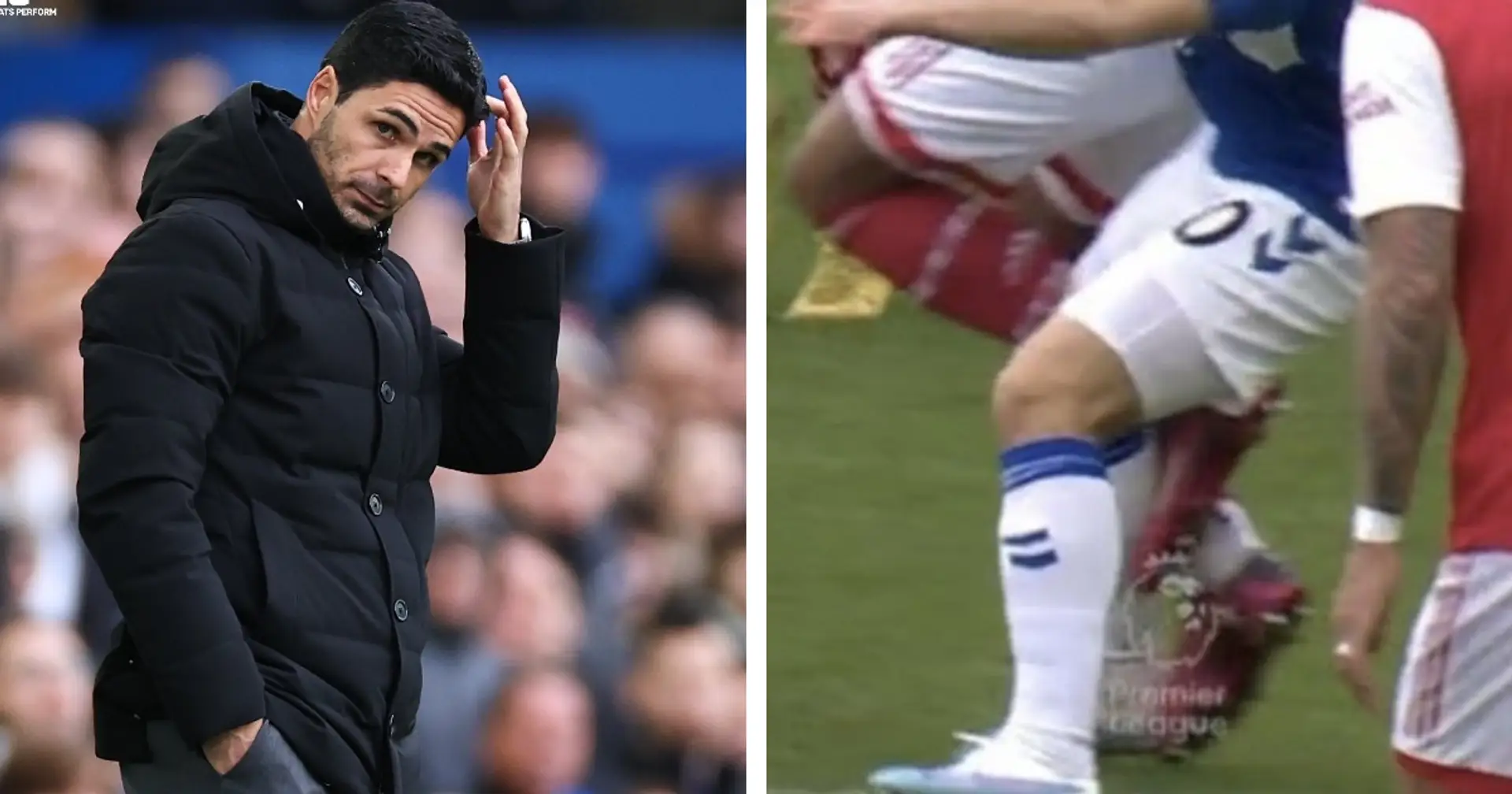 'How is that not a penalty?' Arsenal fans fume over key referee decision v Everton  