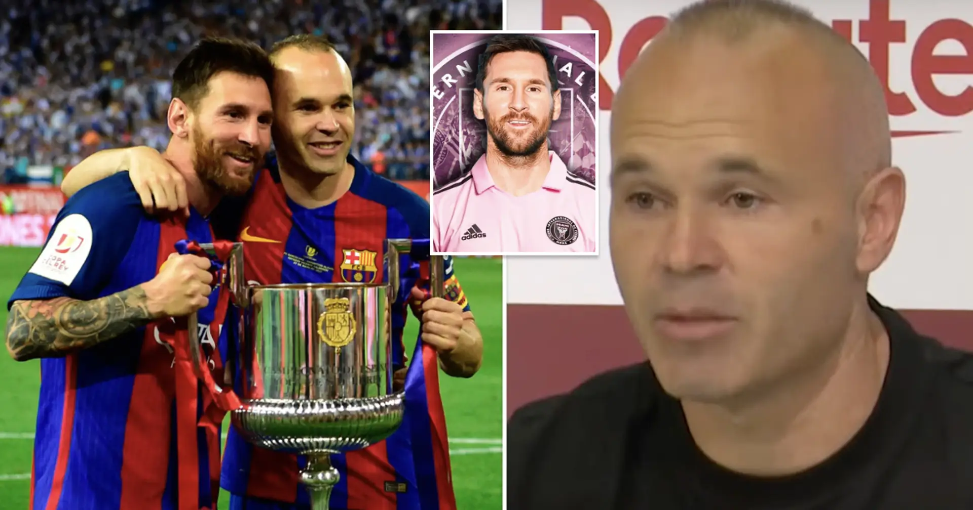 Andres Iniesta's reaction to Leo Messi opting for Miami instead of Barca revealed