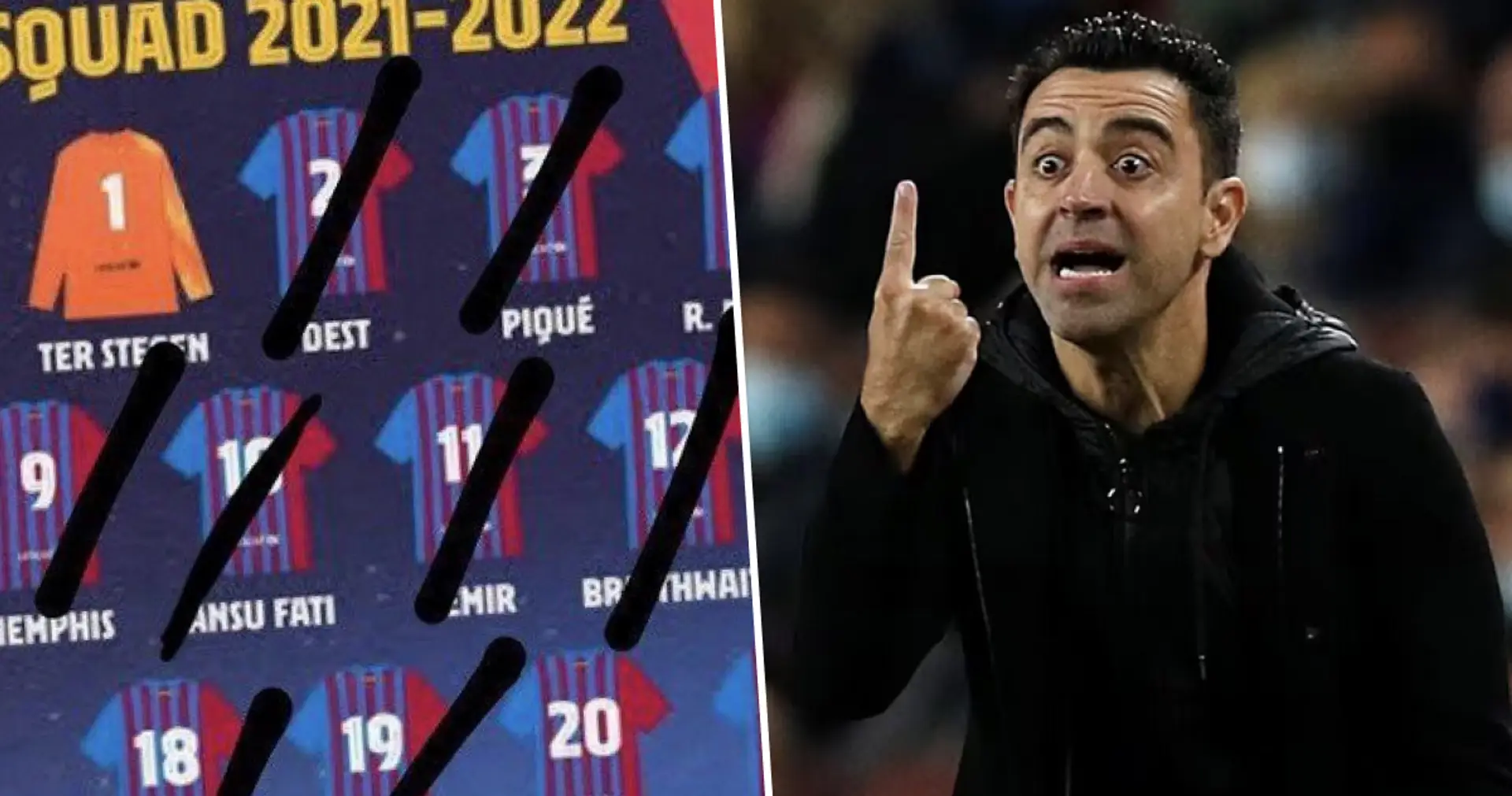 Just 6 players remain from Xavi's first Barca squad – it hasn't even been 2 years since
