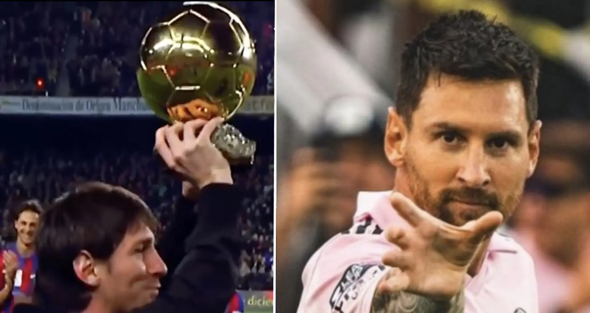 From a shy boy to world champion with a rizz: all eight Messi's Ballon d'Or presentations in one place 