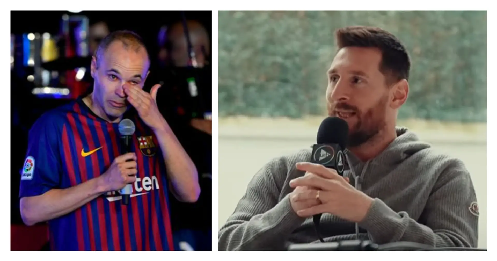 Leo Messi reveals why he didn't consider a team from Europe to continue his career at - Iniesta said the same
