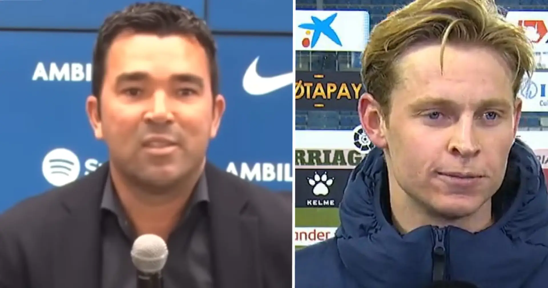 REVEALED: What Deco told De Jong after unfortunate injury that left midfielder on crutches
