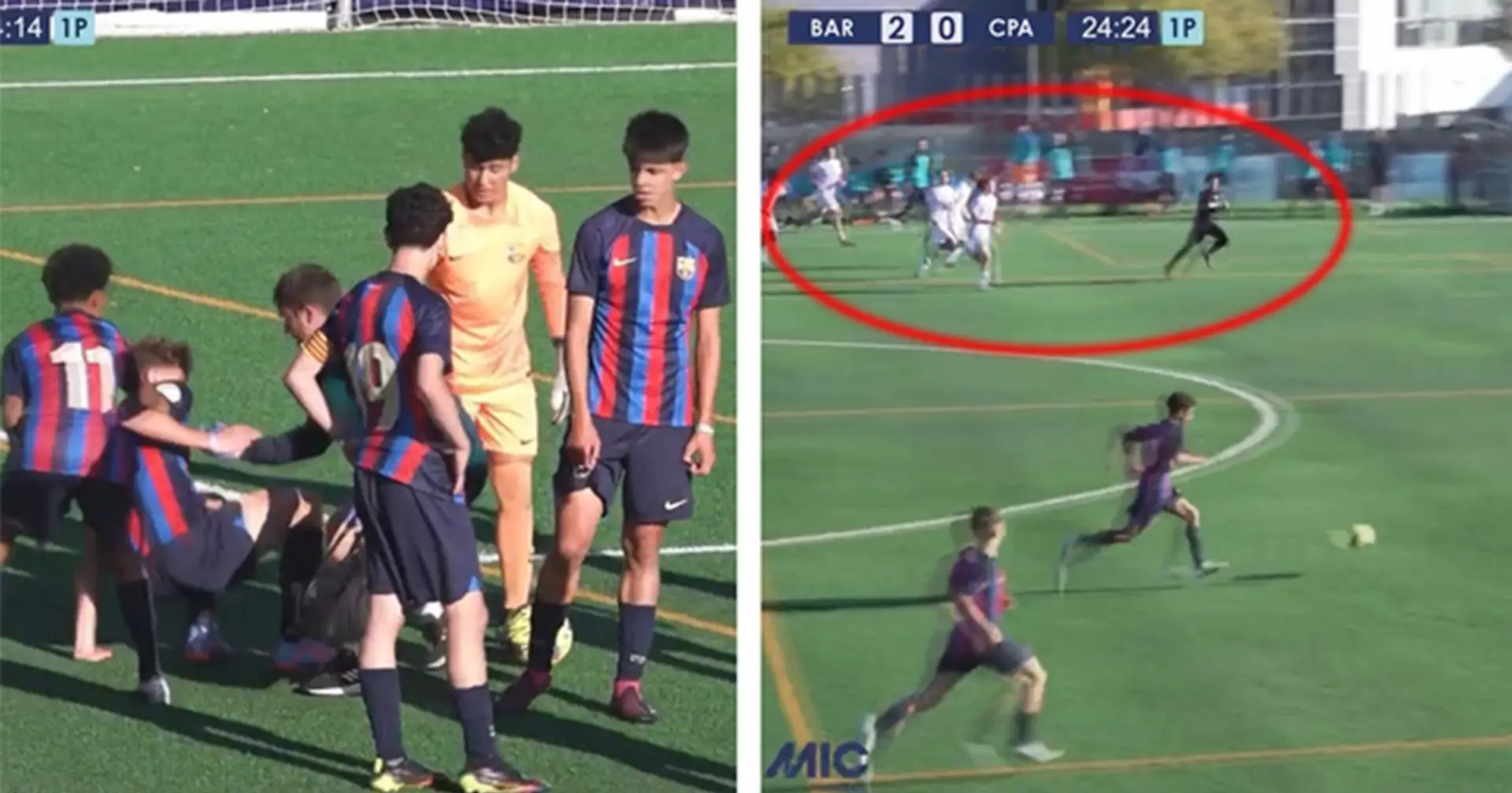 'What a hero': Son of Barca legend scores one of the most cunning goals you'll ever see