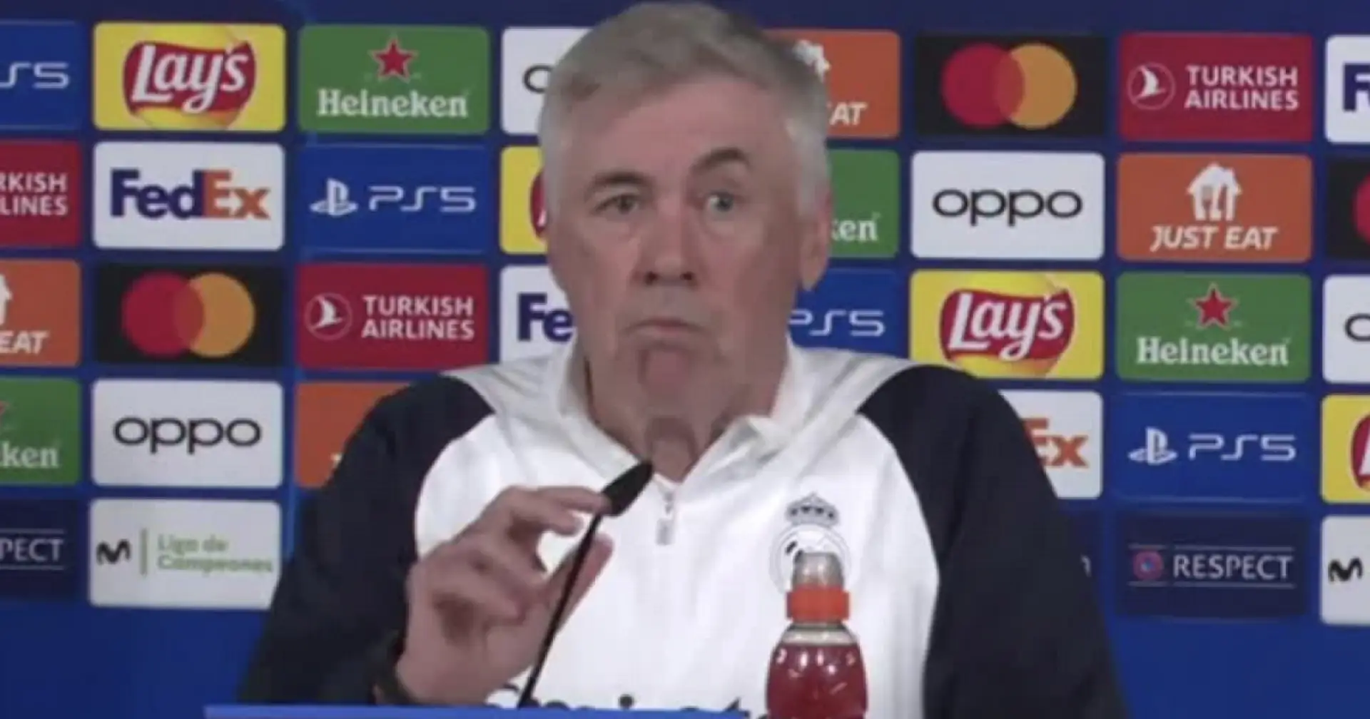 Carlo Ancelotti: 'We were bad. Very slow. We have to say it'