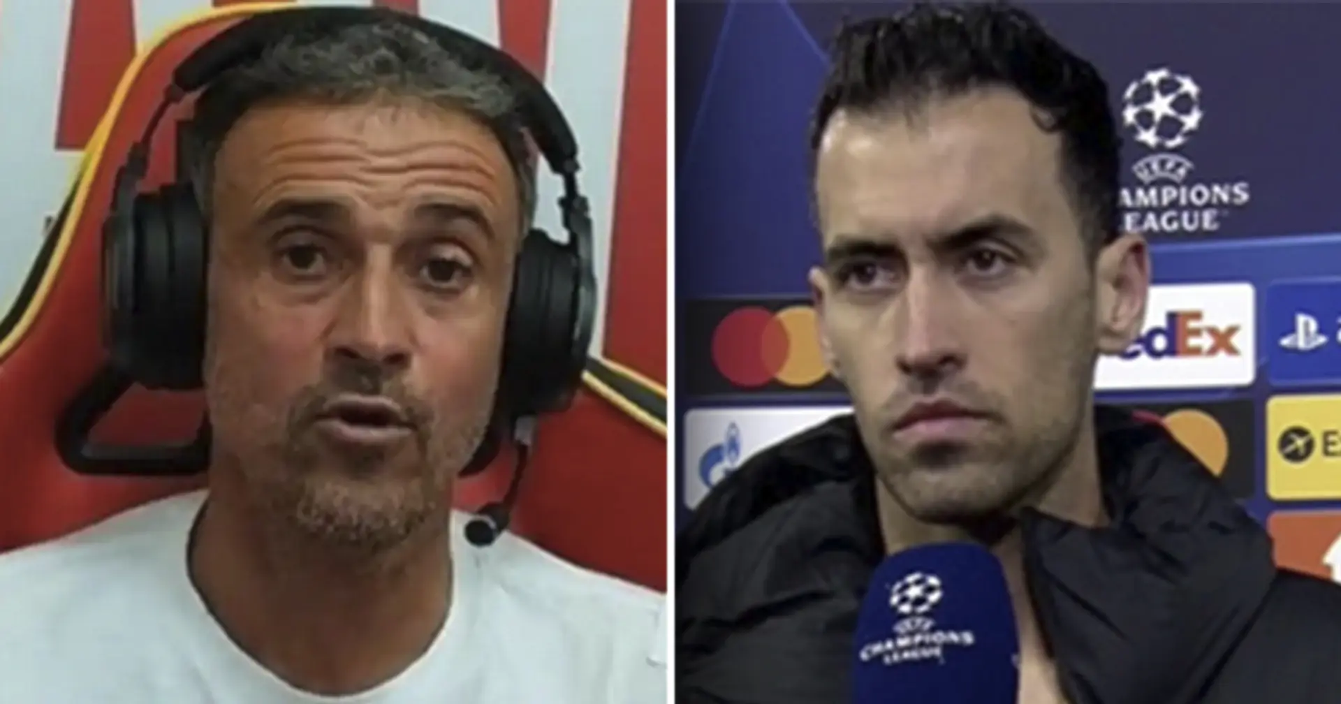 Luis Enrique names surprise Barca player he sees as manager in future, Busquets aside