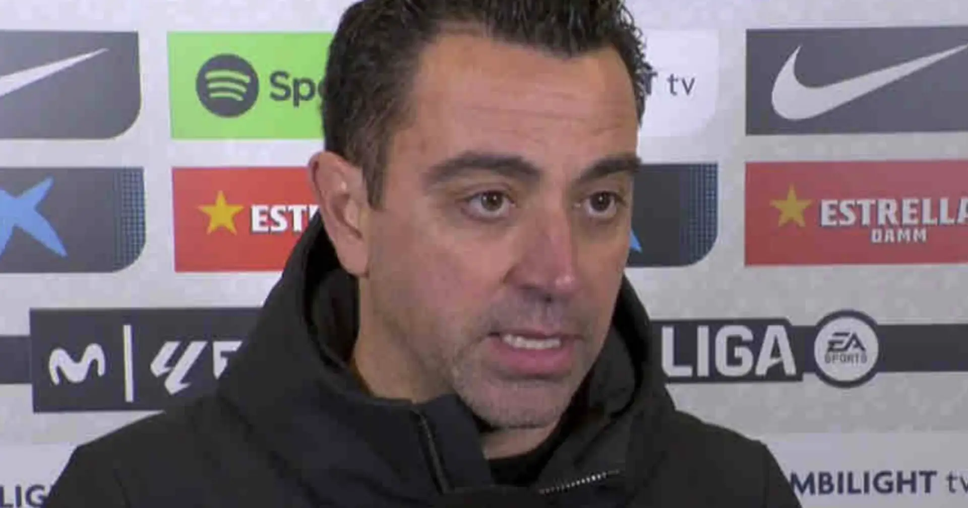 Xavi: 'We weren't good. The team could've given much more'