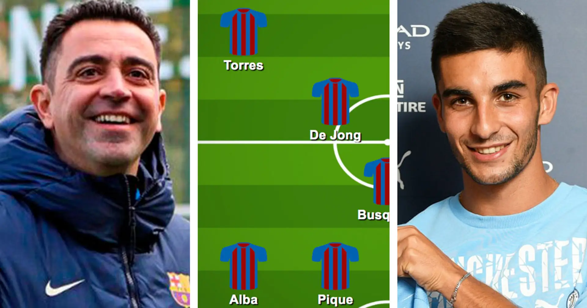 3 façons dont le Barça peut s'aligner avec Ferran Torres