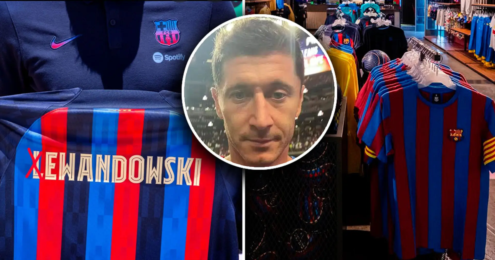 'Total madness': Camp Nou store runs out of letters to print Lewandowski's name again
