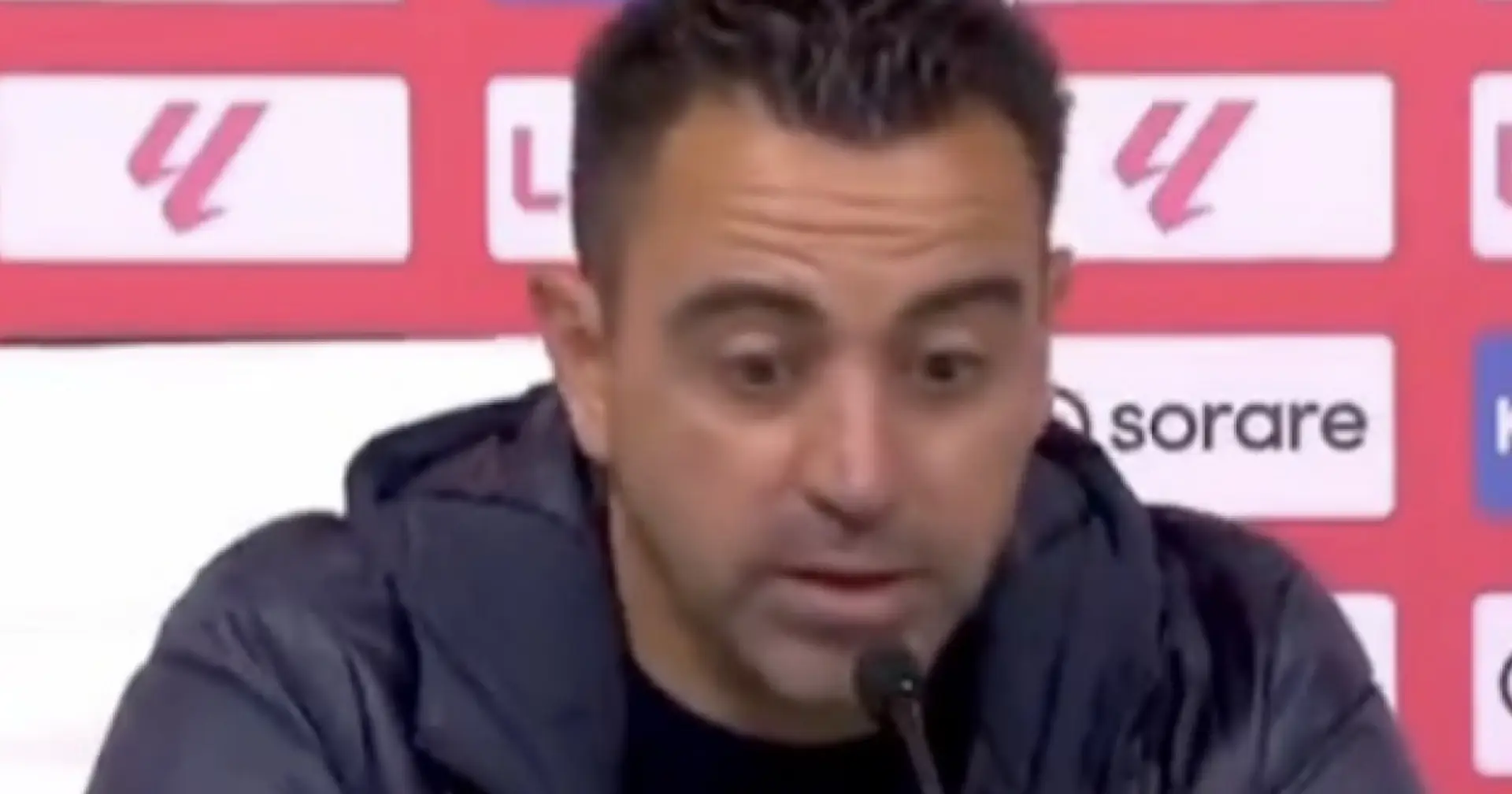 'They're always like that': Xavi reacts to rumours about Joan Laporta's entourage willing to sack him
