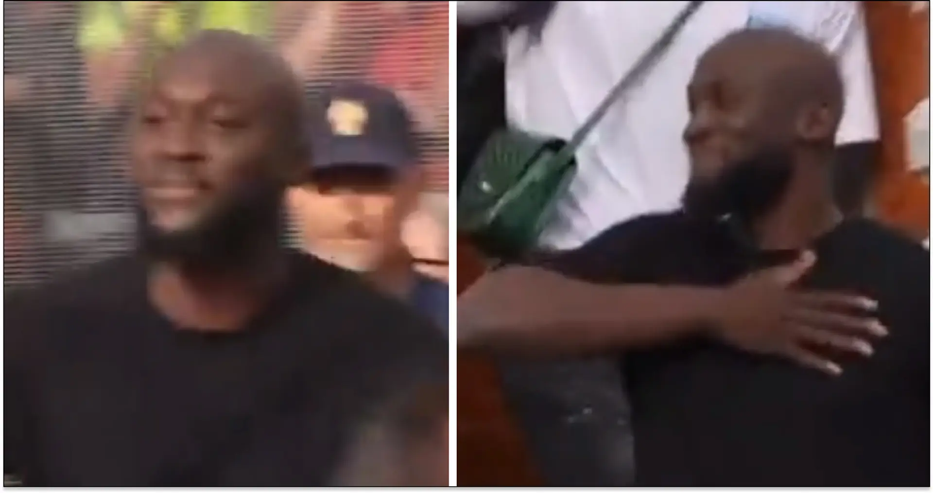 Spotted: Lukaku pats his heart as Roma fans welcome him at Rome airport