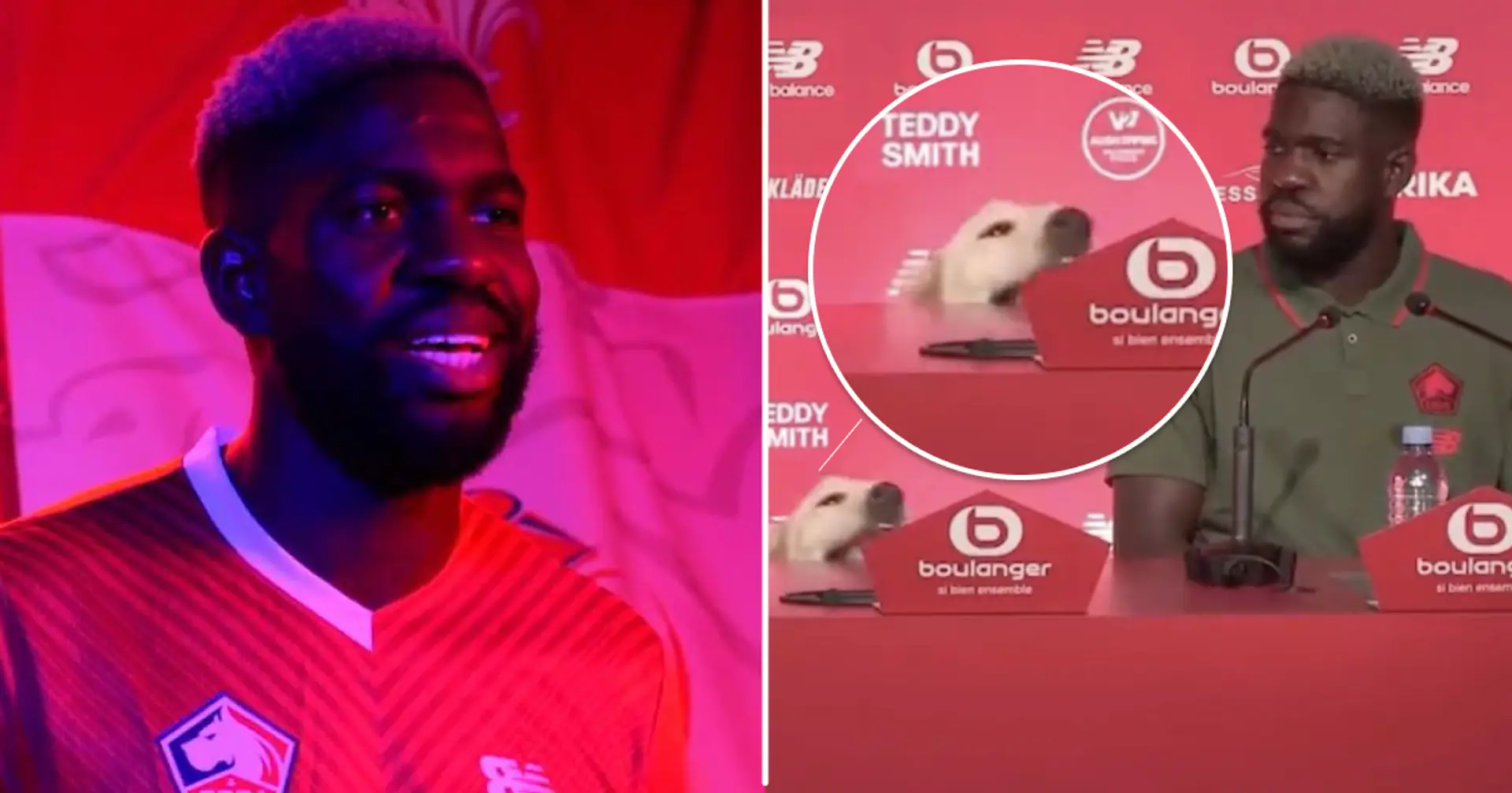 Very special guest spotted at Samuel Umtiti's unveiling at Lille