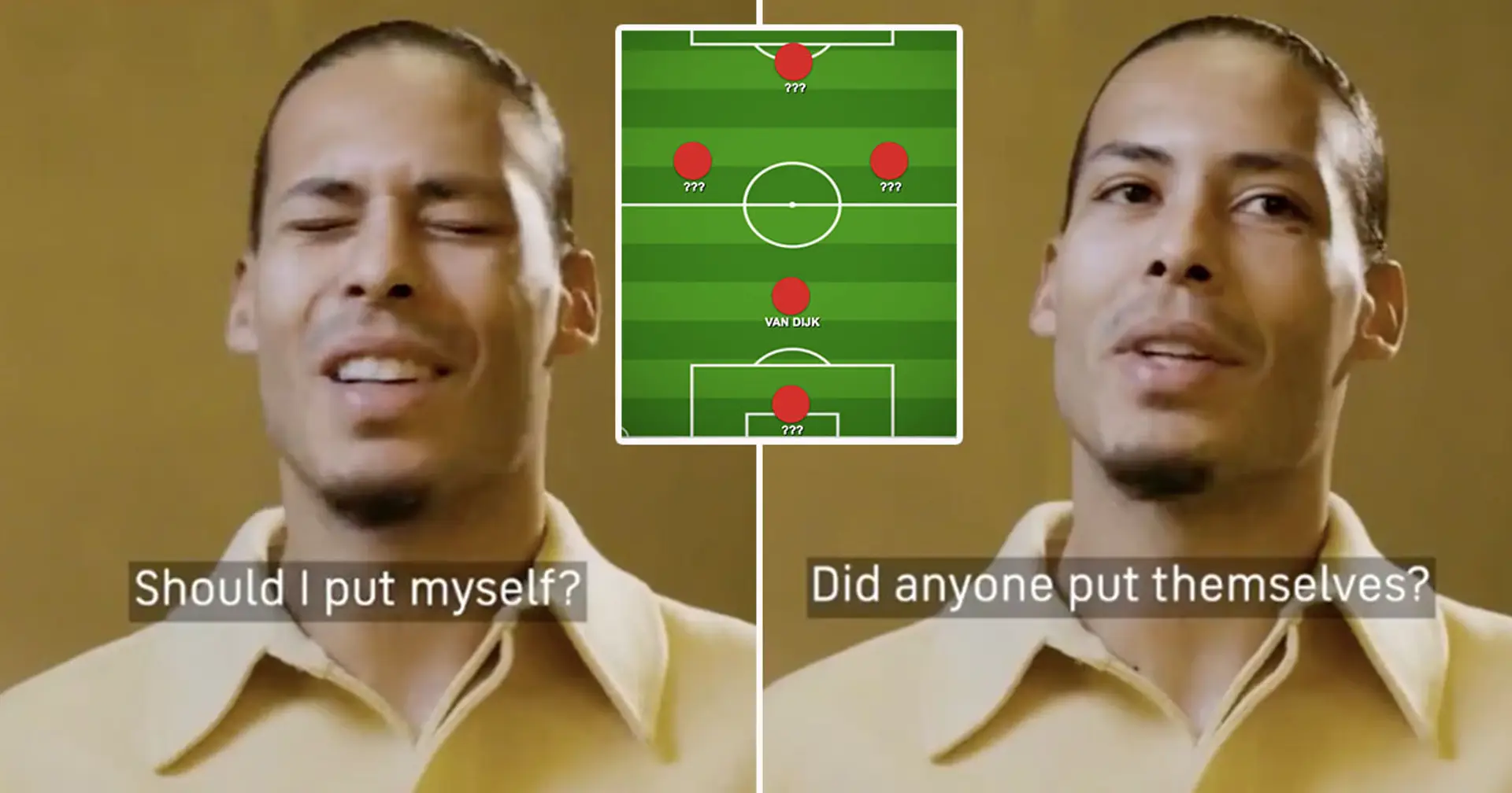 Van Dijk has only two Reds in his Dream 5-a-side Team - one of them is himself