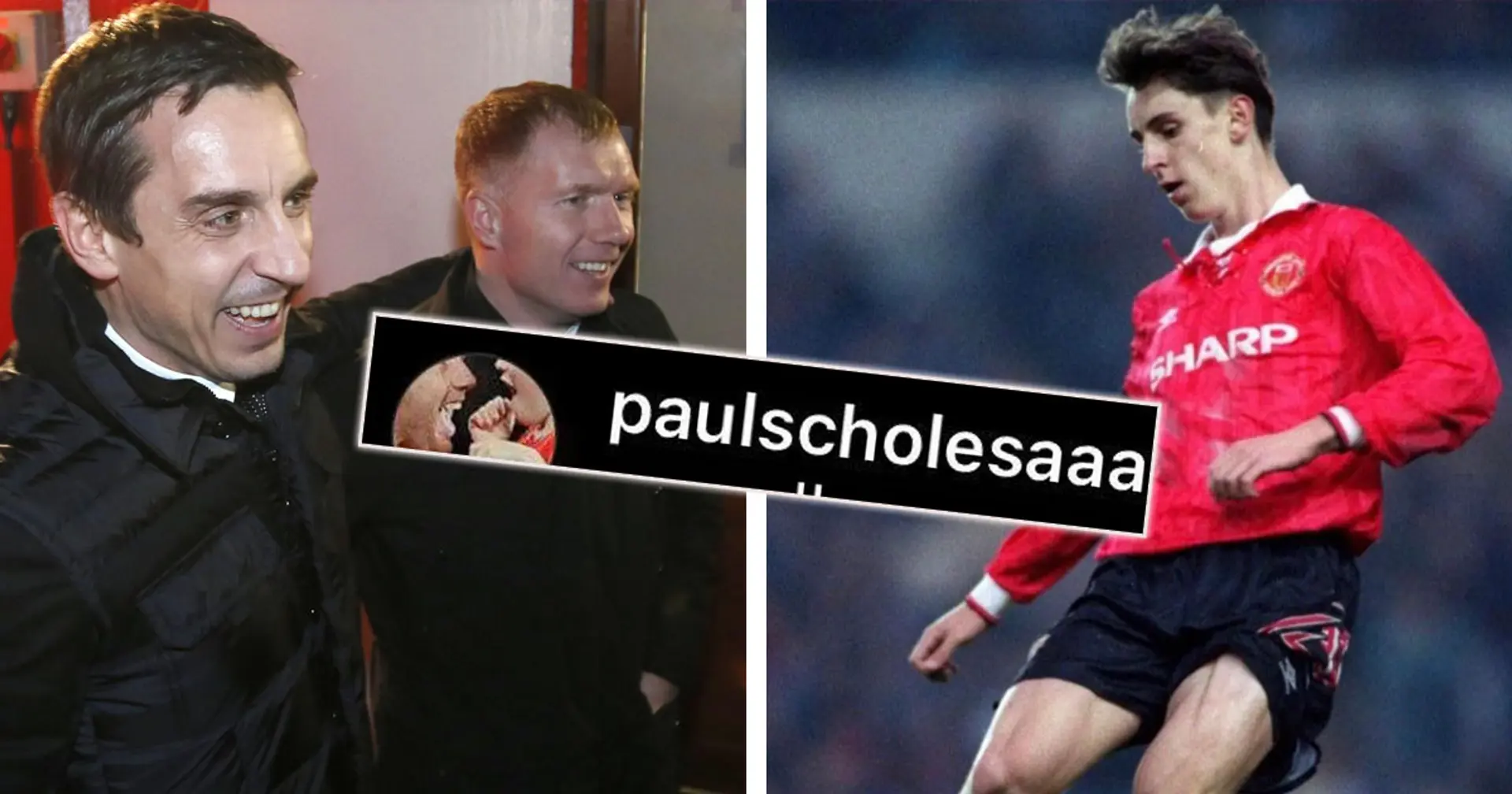 Paul Scholes hilariously mocks Gary Neville for celebrating '30-year United debut anniversary'