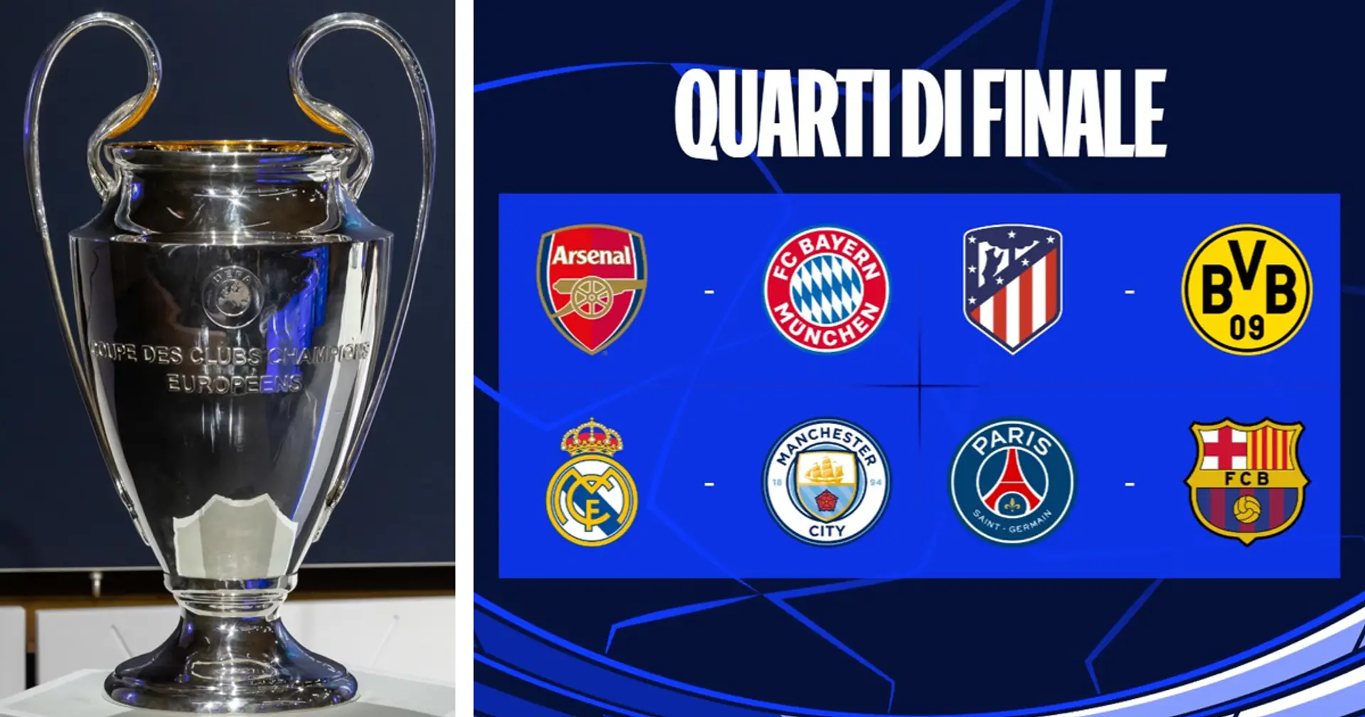Real vs City e altre 3 sfide Top: svelato il quadro completo dei Quarti di Champions League