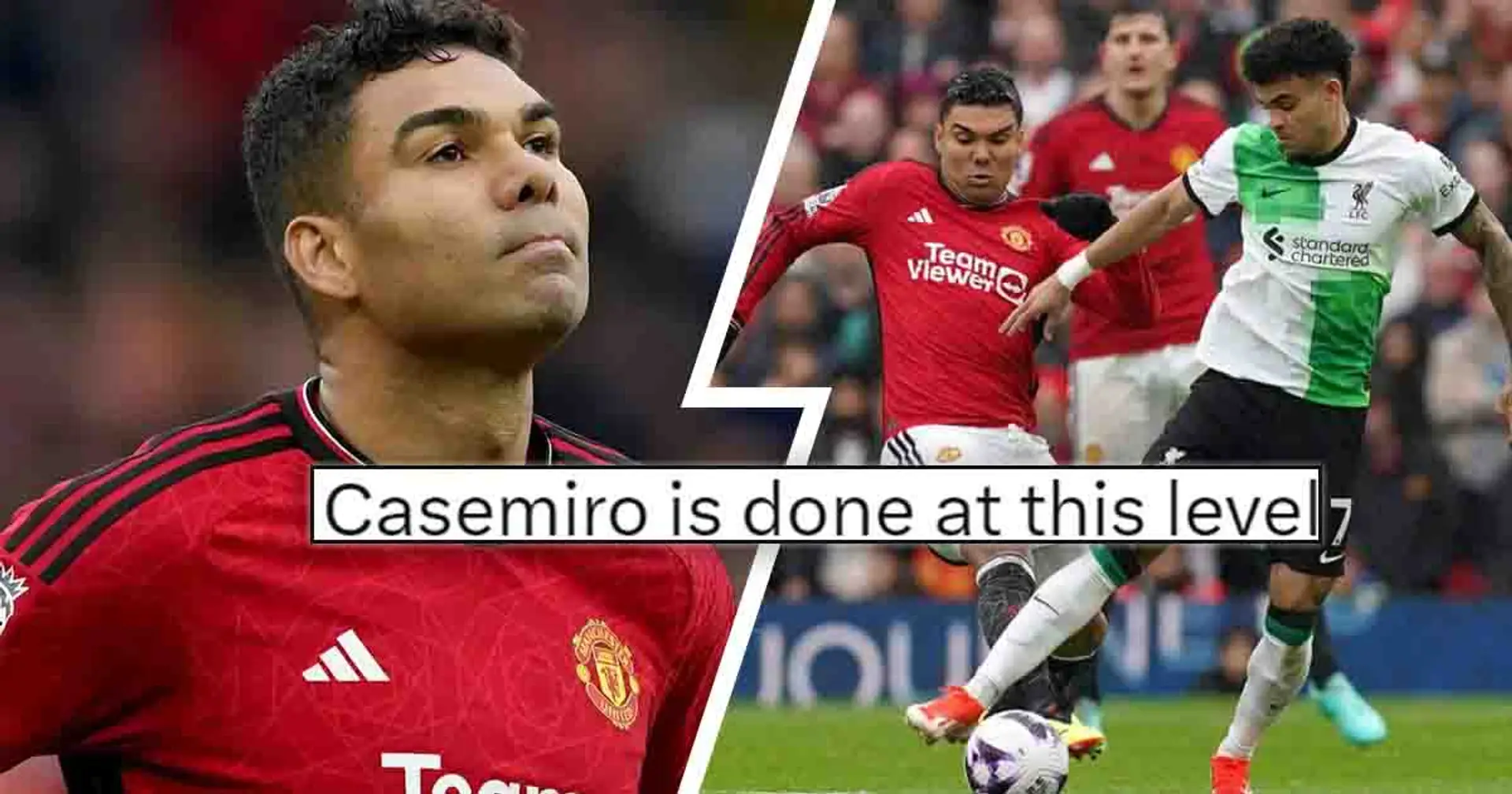 'His legs have gone': Some Man United fans want Casemiro benched after drop in-form