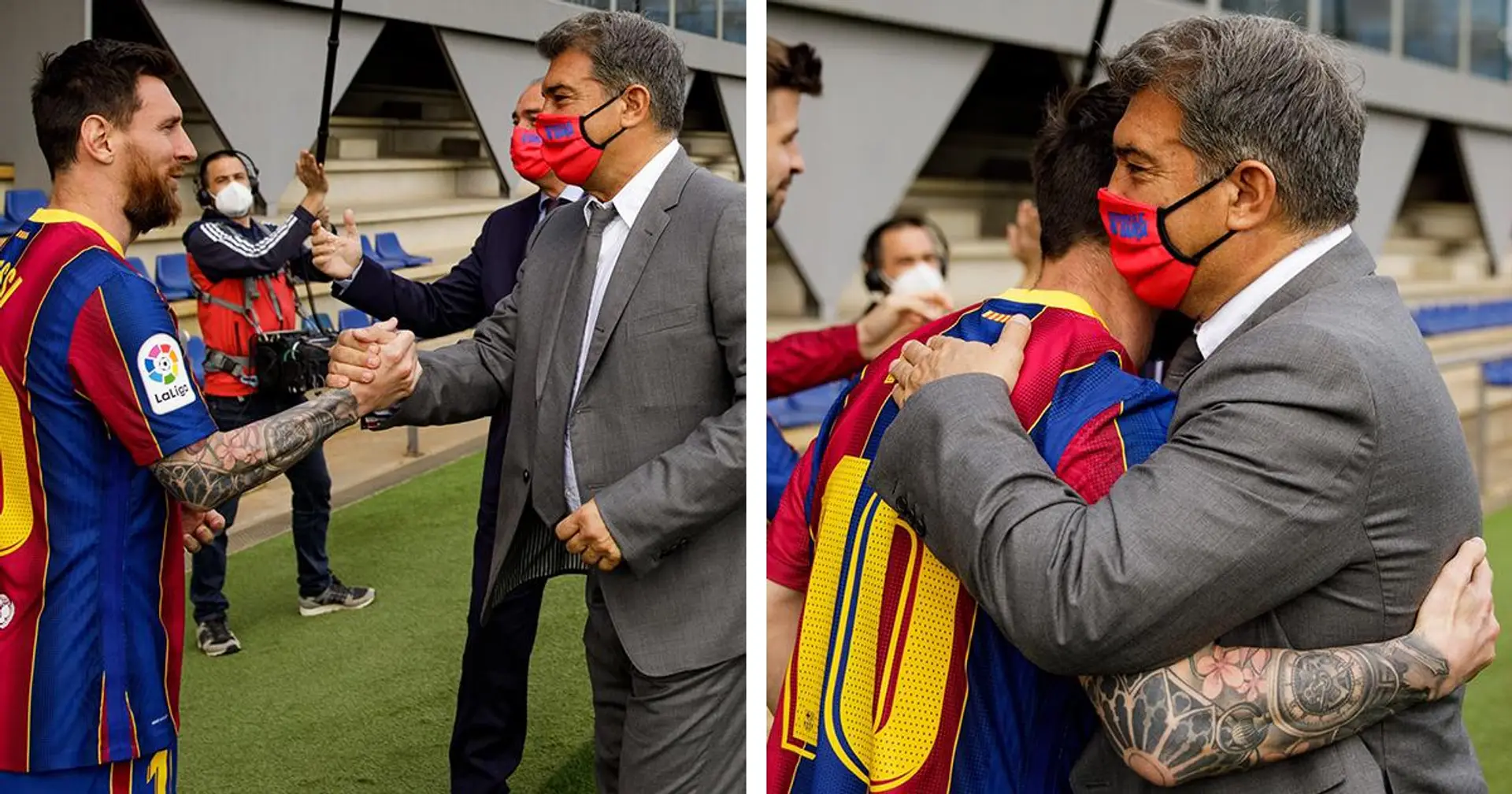 "Le GOAT et le GOAT'': les nouvelles photos conjointes de Messi avec Joan Laporta deviennent virales