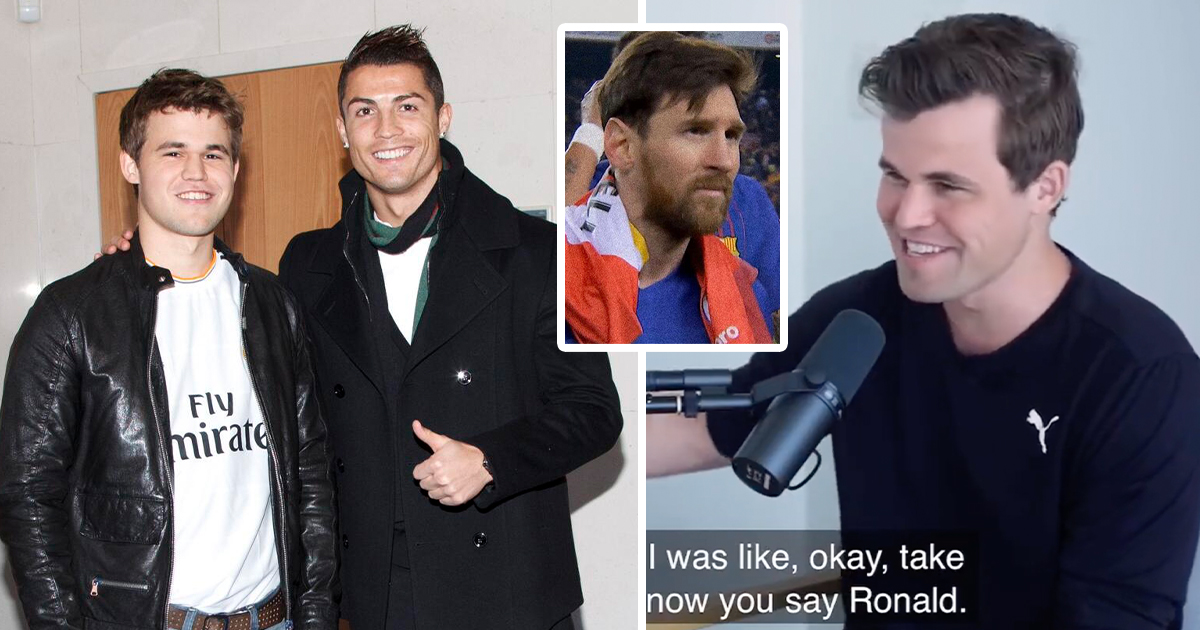 I always kind of thought that Messi was better - Legendary chess player  Magnus Carlsen reveals Real Madrid forced him to say Cristiano Ronaldo was  his favourite player