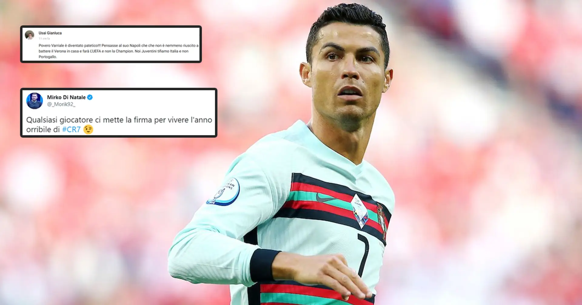 "Chiunque vorrebbe vivere l'anno orribile di Ronaldo": i tifosi della Juve rispediscono al mittente le critiche a CR7