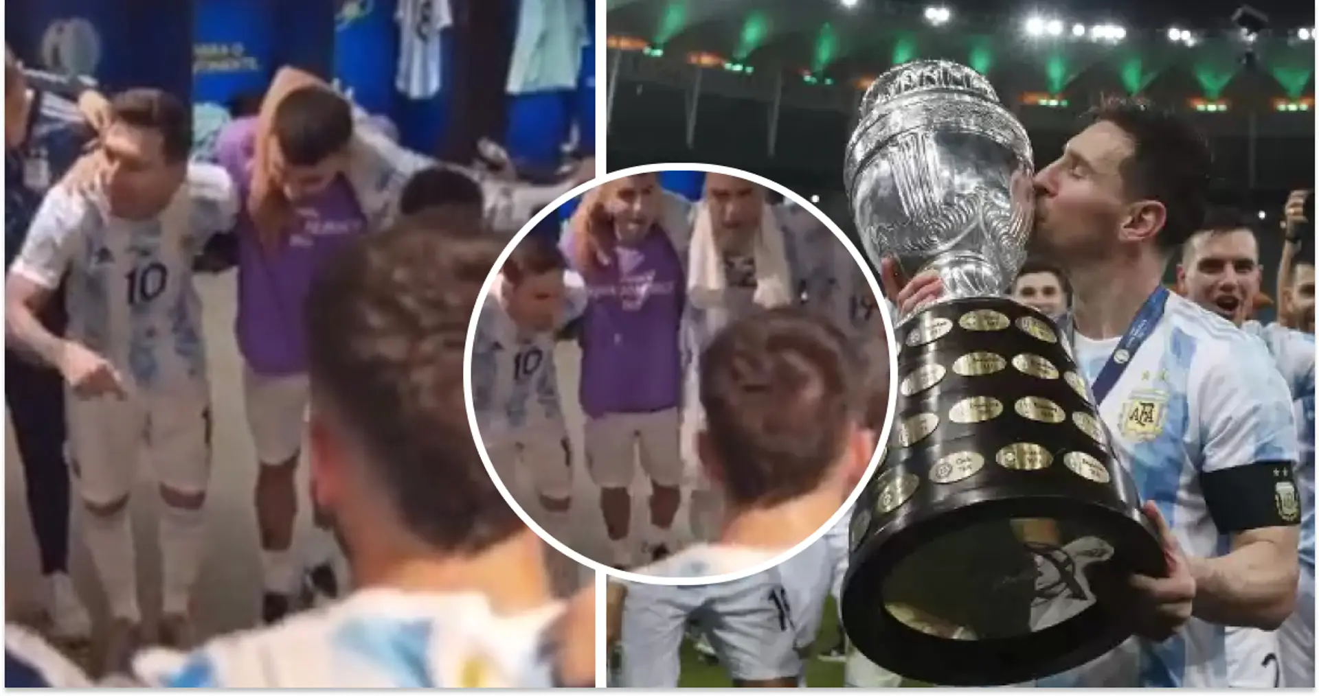 Rare footage of Messi's passionate Copa America speech drops