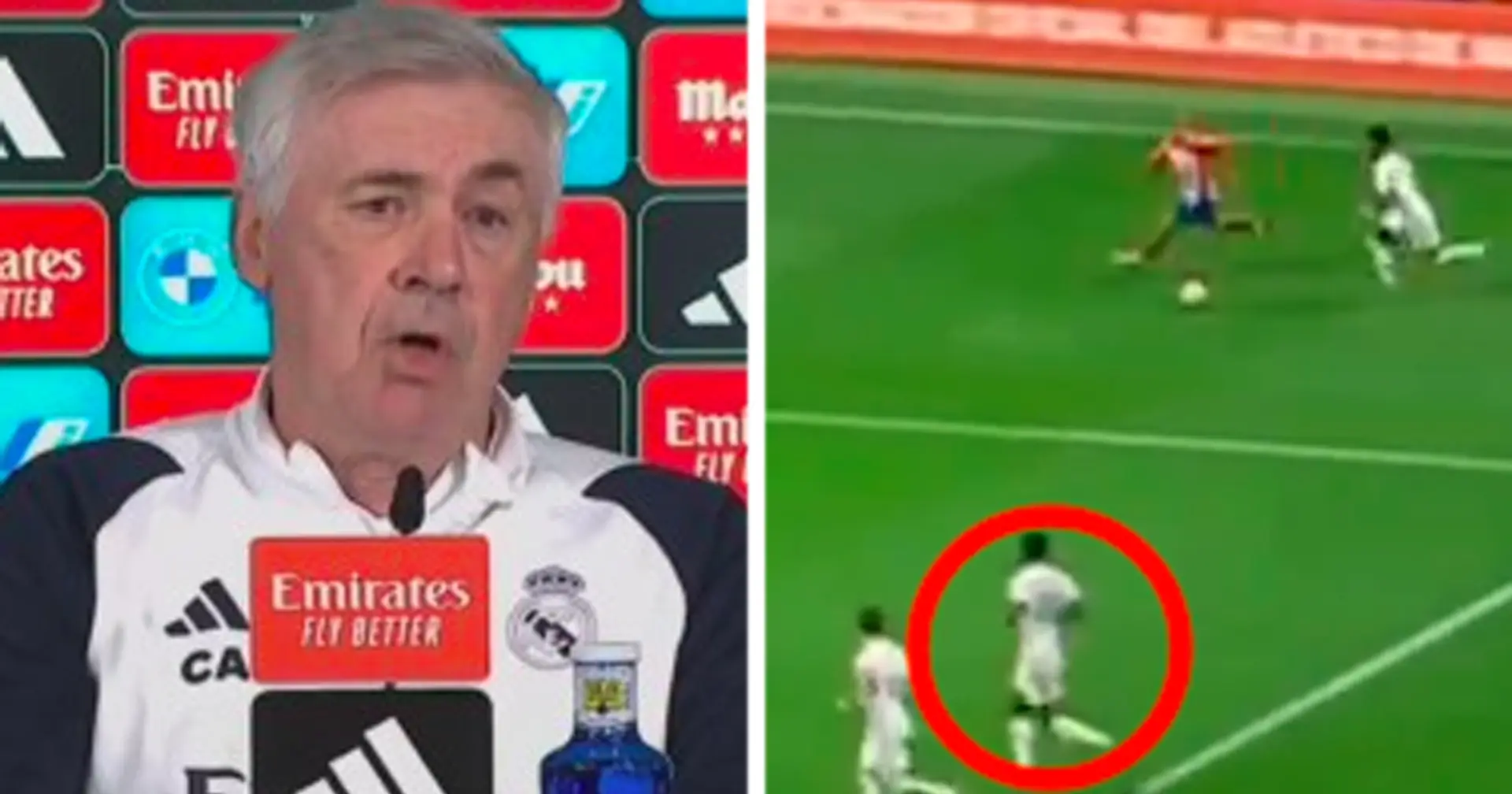 Ancelotti names one player who could've defended Griezmann goal better – not Vinicius