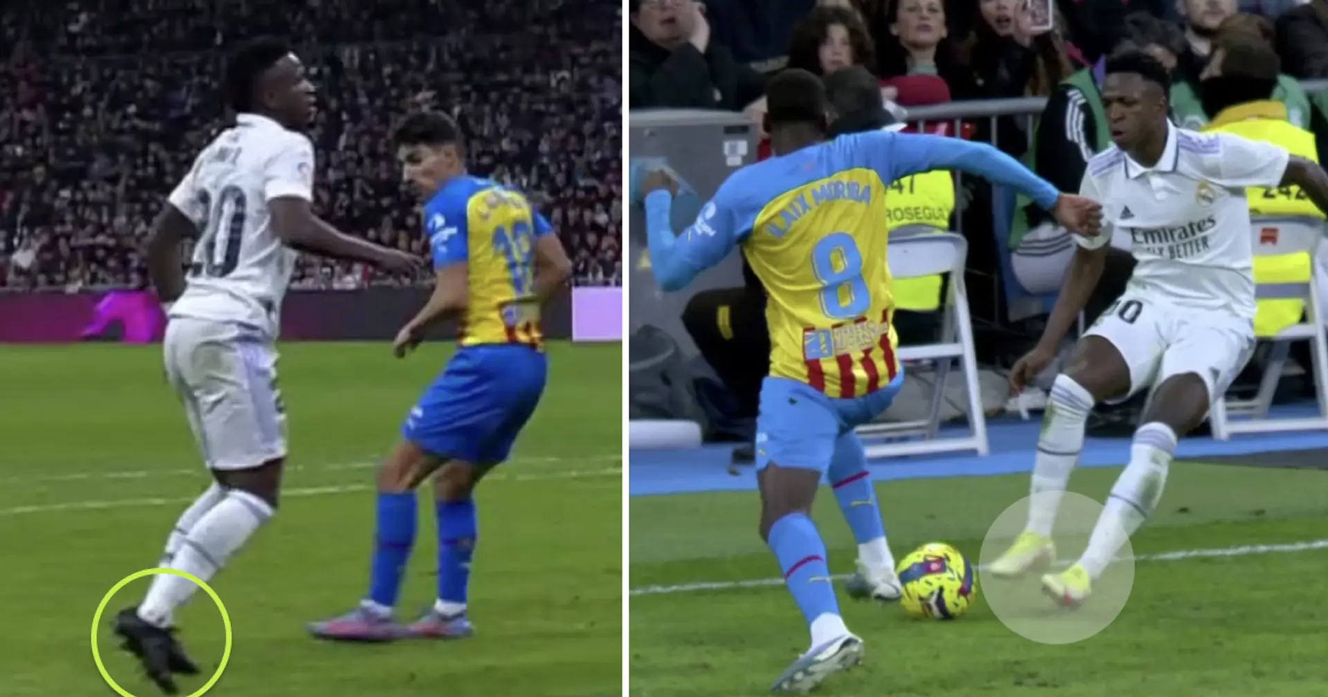 Why Vinicius Jr wore completely blacked out pair of boots in first half v Valencia? Answered