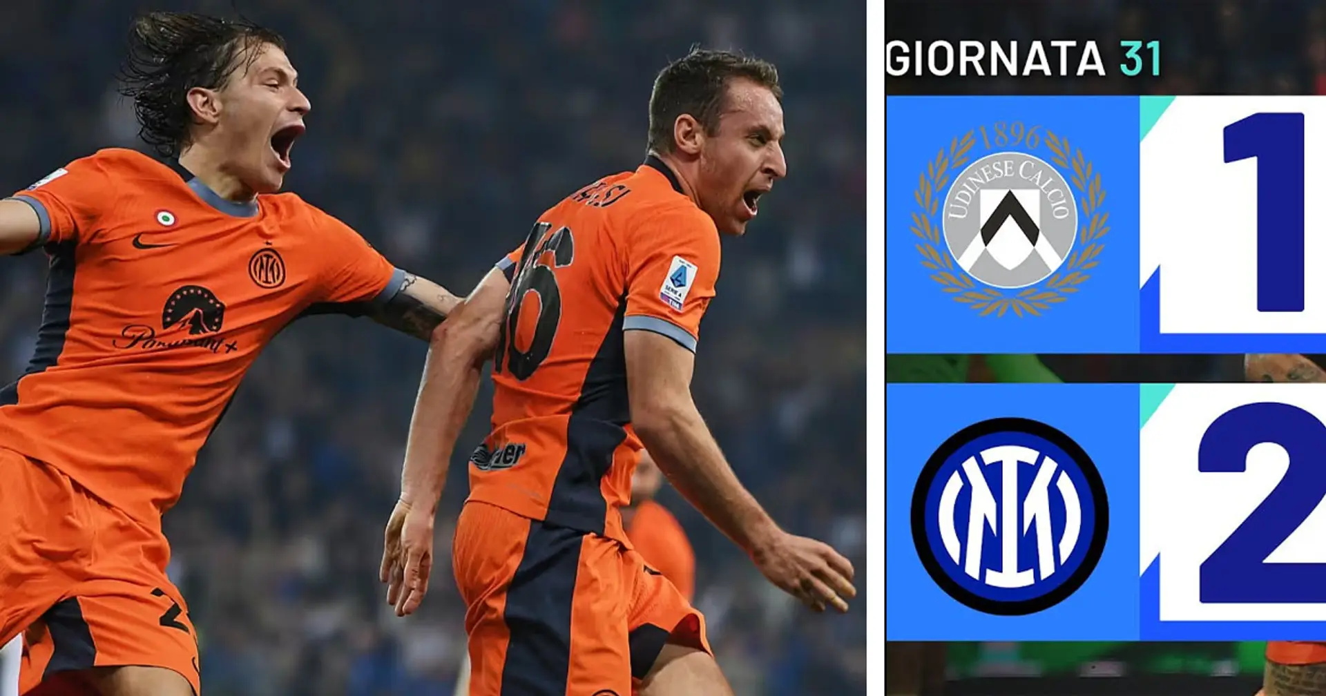 HIGHLIGHTS| Udinese 1-2 Inter: Frattesi regala i 3 punti ai Nerazzurri al 95'