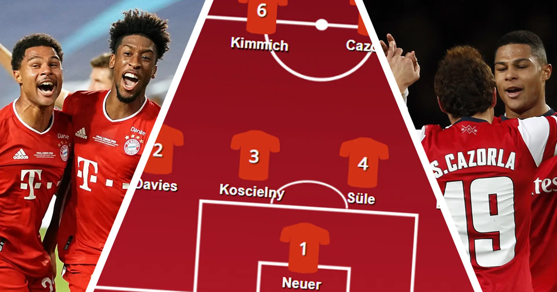 7 x Bayern, 4 x Arsenal: Serge Gnabry wählt seine Traumelf und es gibt einige Überraschungen!